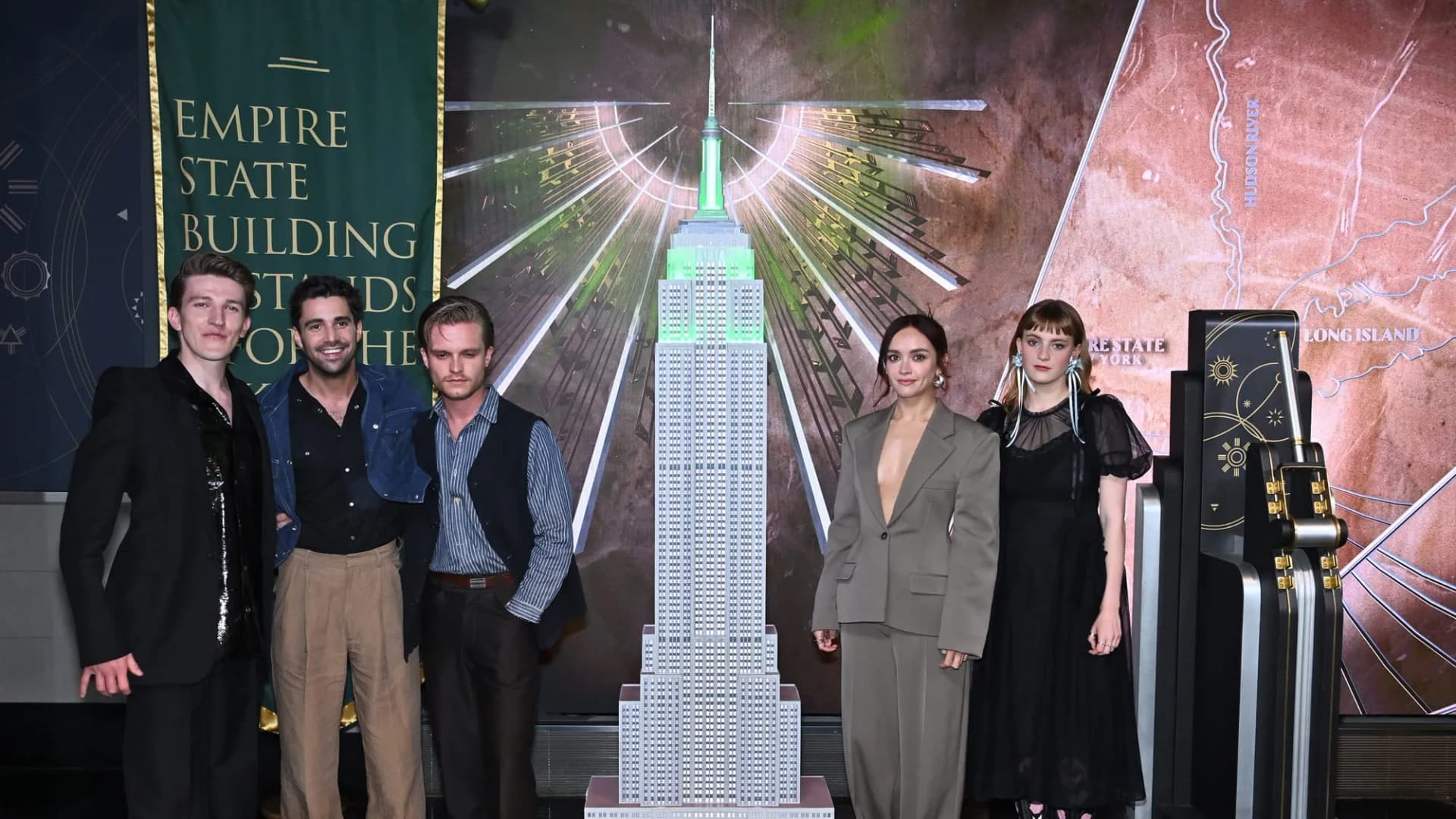 The cast of House of the Dragon visited the Empire State Building