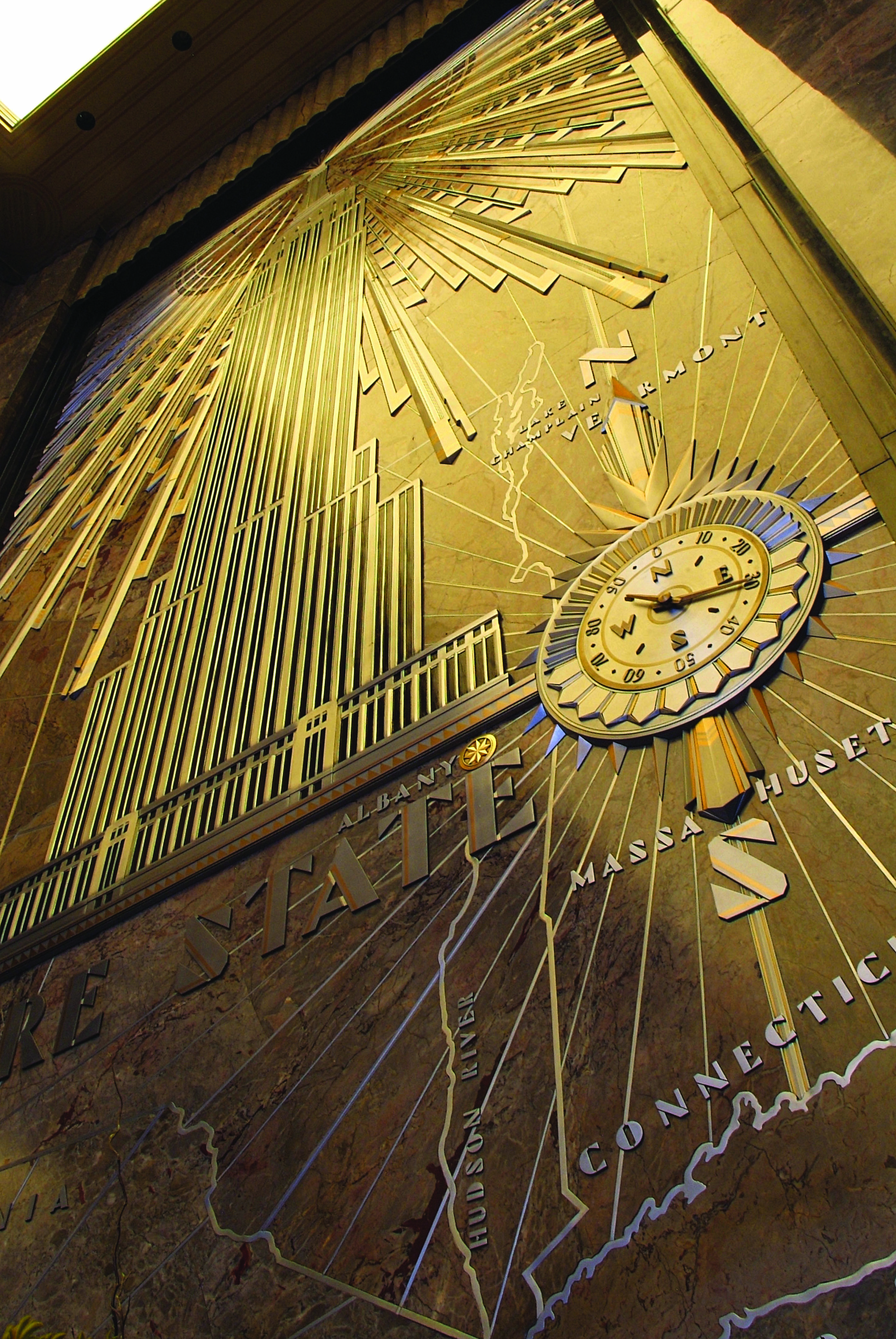 Fifth Avenue Lobby Mural Empire State Building