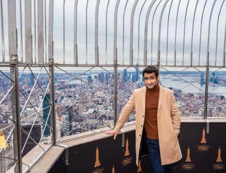 Kumail Nanjiani visits the Empire State Building