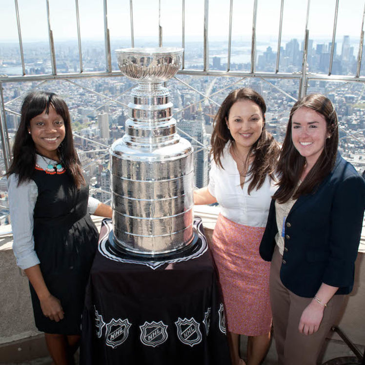 Stanley Cup at empire state building