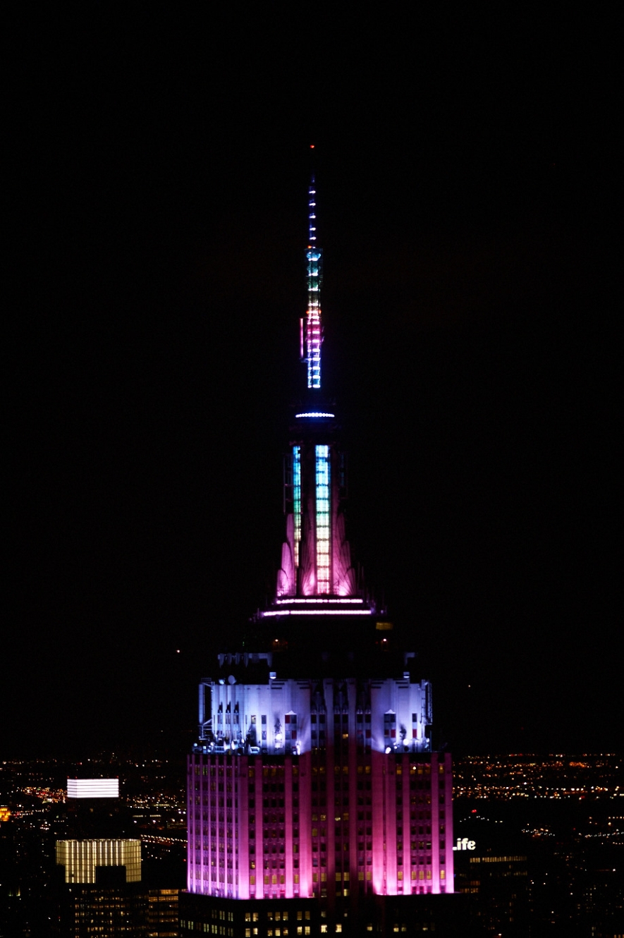 Tower Lights Empire State Building