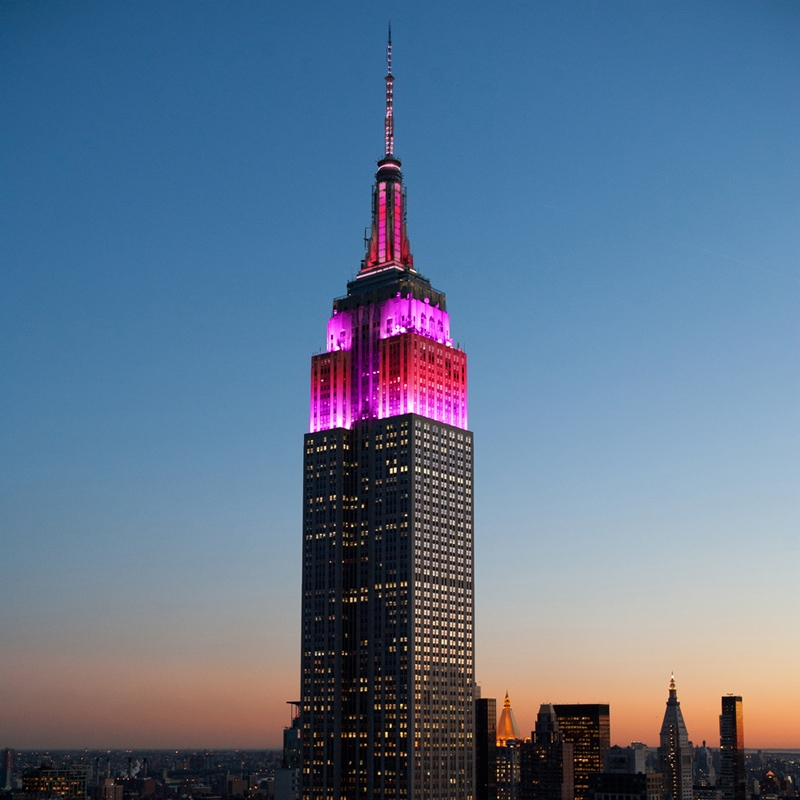 Tower Lights Empire State Building