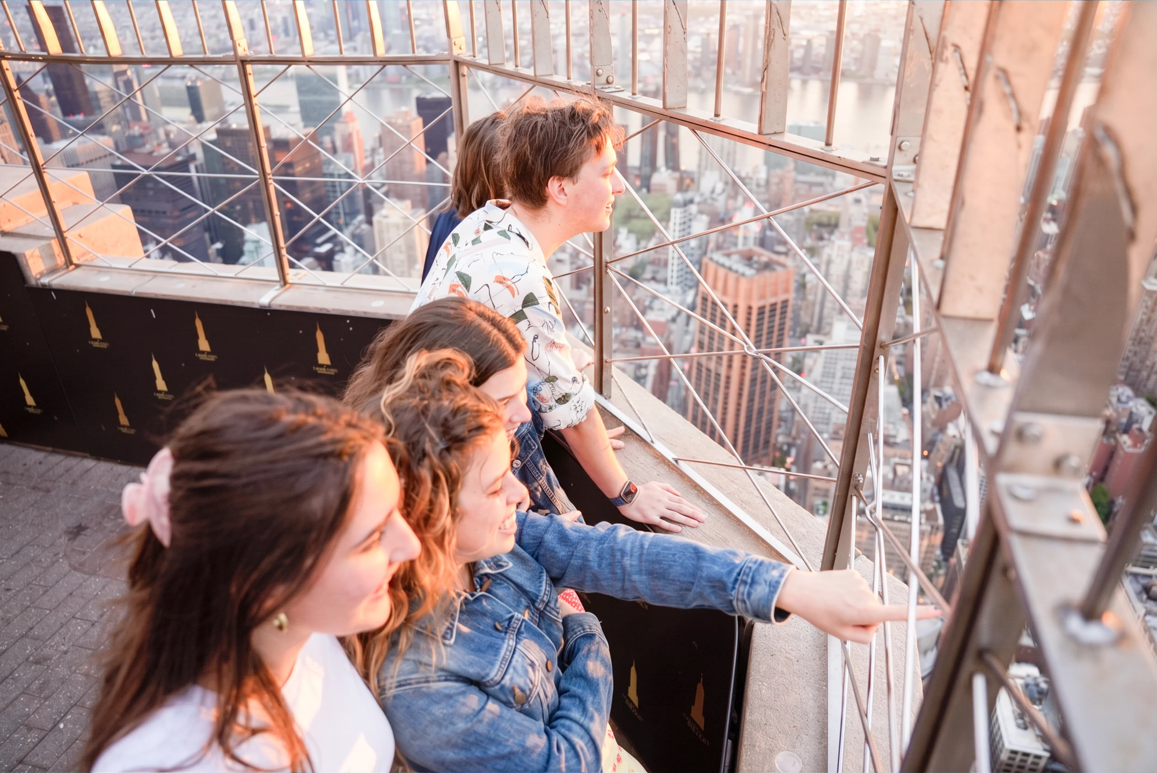 People on the 86th Floor Observation Deck