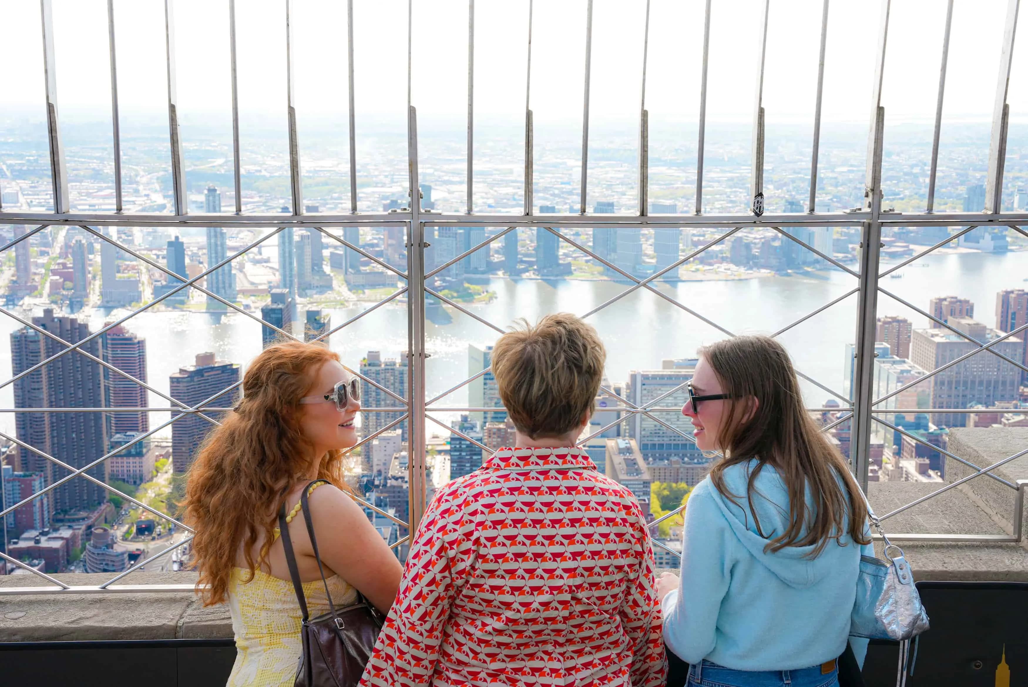 Family on the Empire State Building's 86th Floor Observation Deck