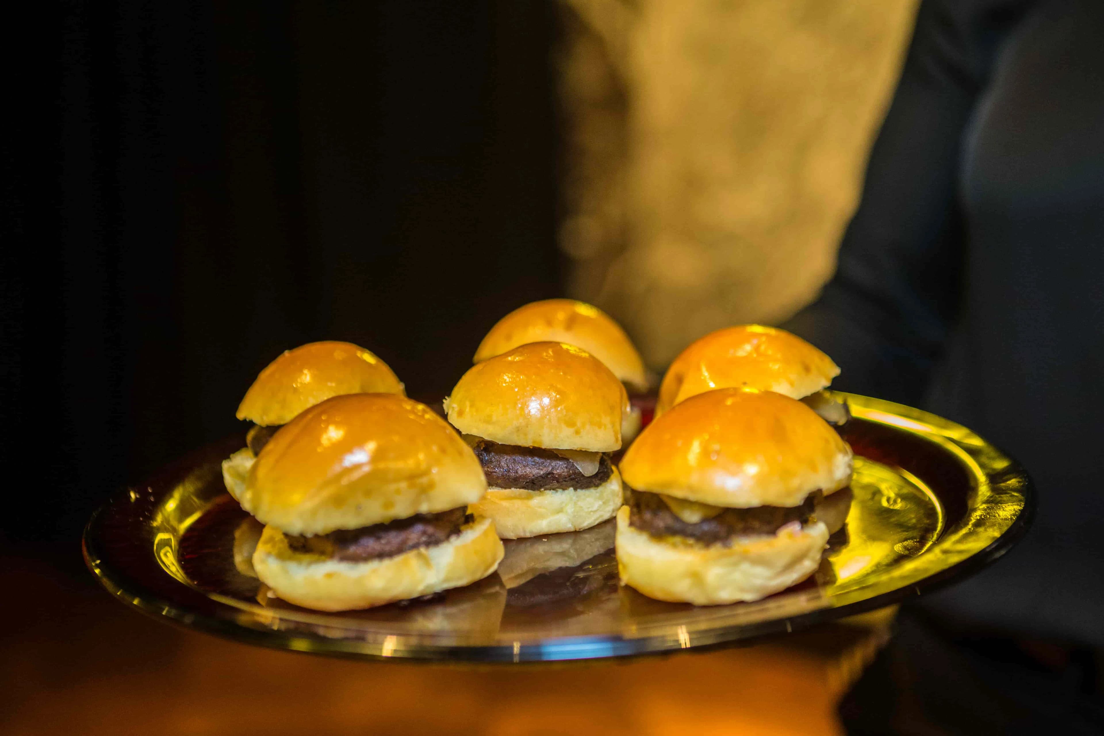 Food provided at the Empire State Building's Fourth of July celebration