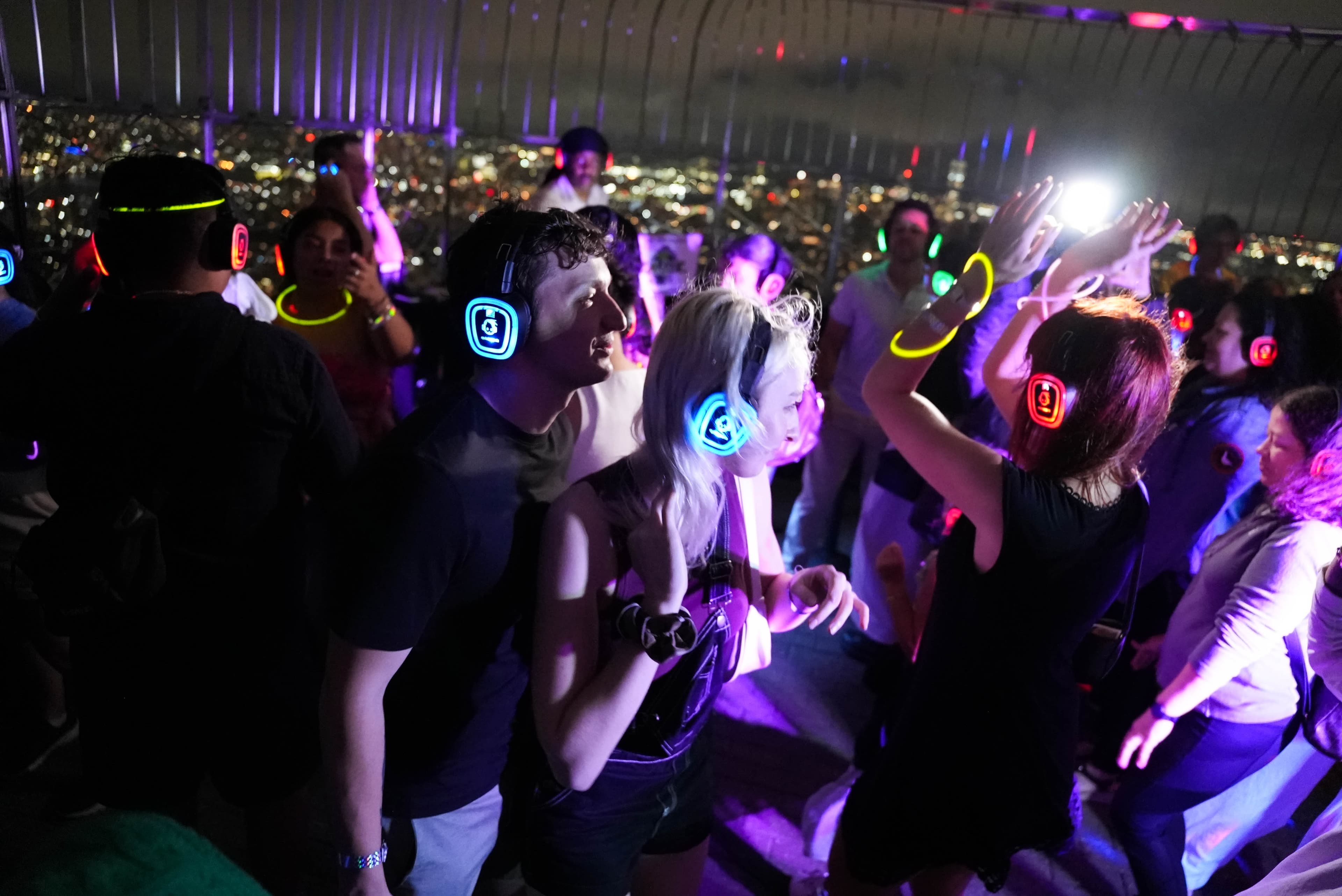 Silent Disco night at the Empire State Building Observation Deck