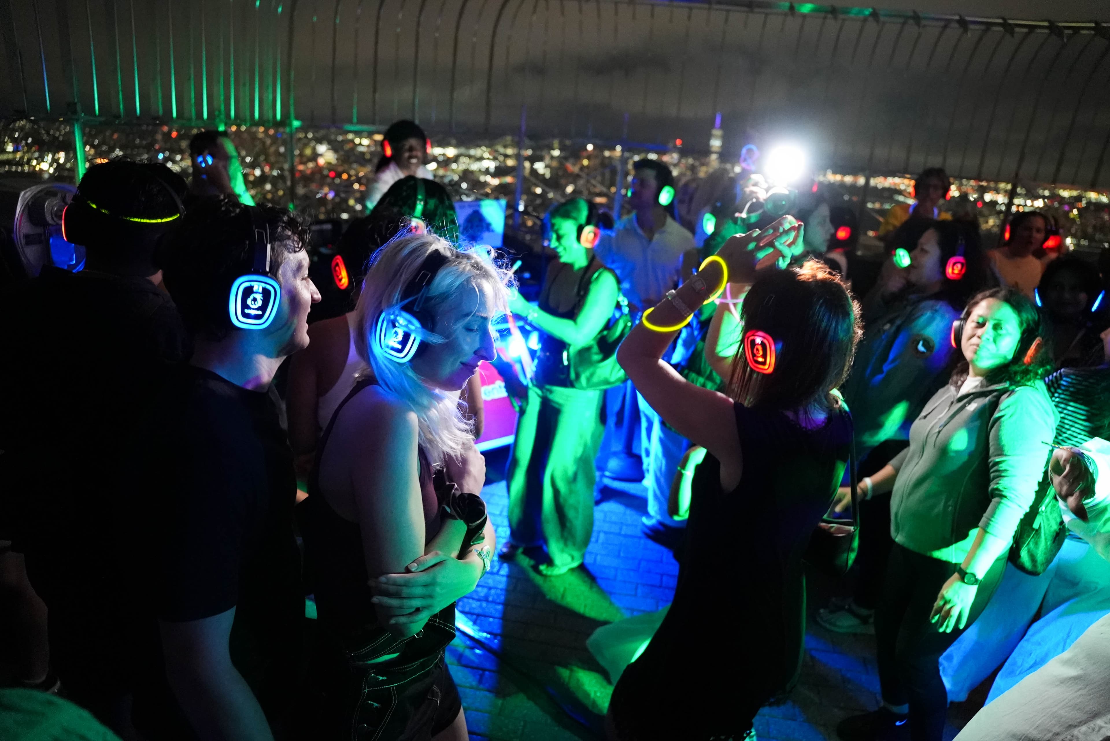 Silent Disco night at the Empire State Building Observation Deck