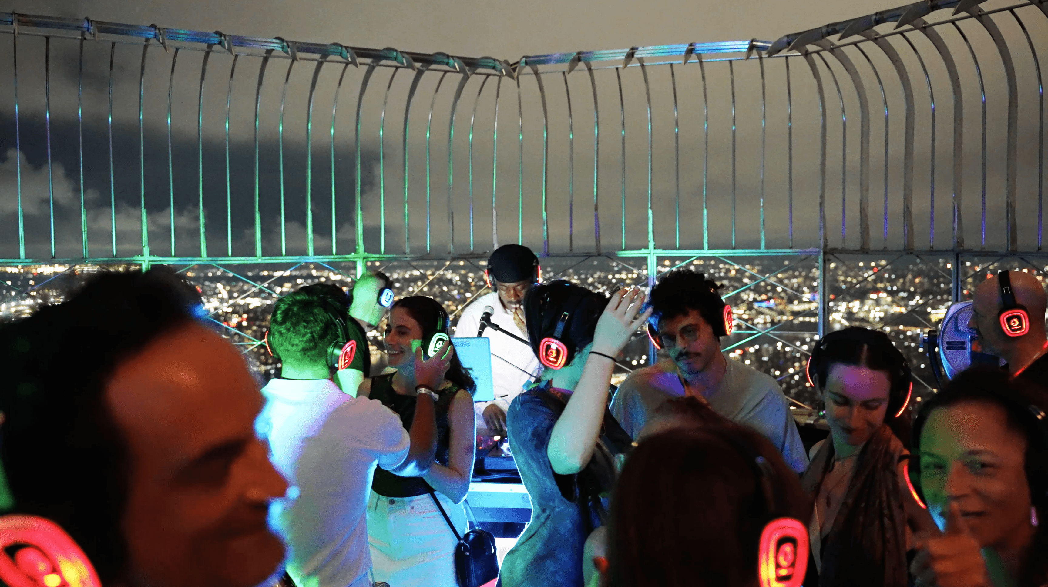 Silent Disco night at the Empire State Building Observation Deck