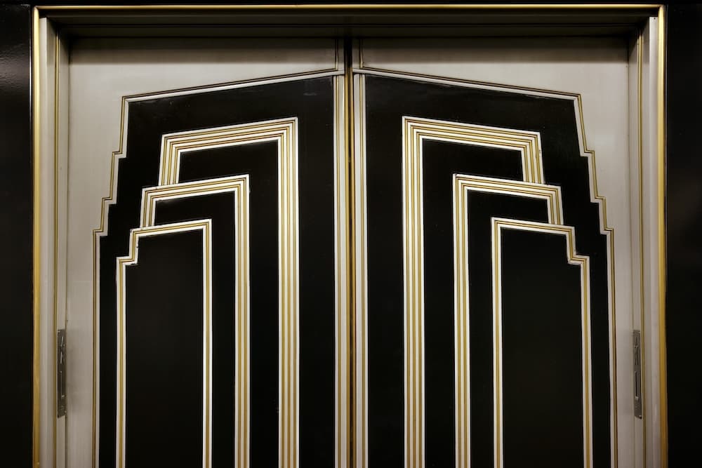 Elevator details in the Empire State Building