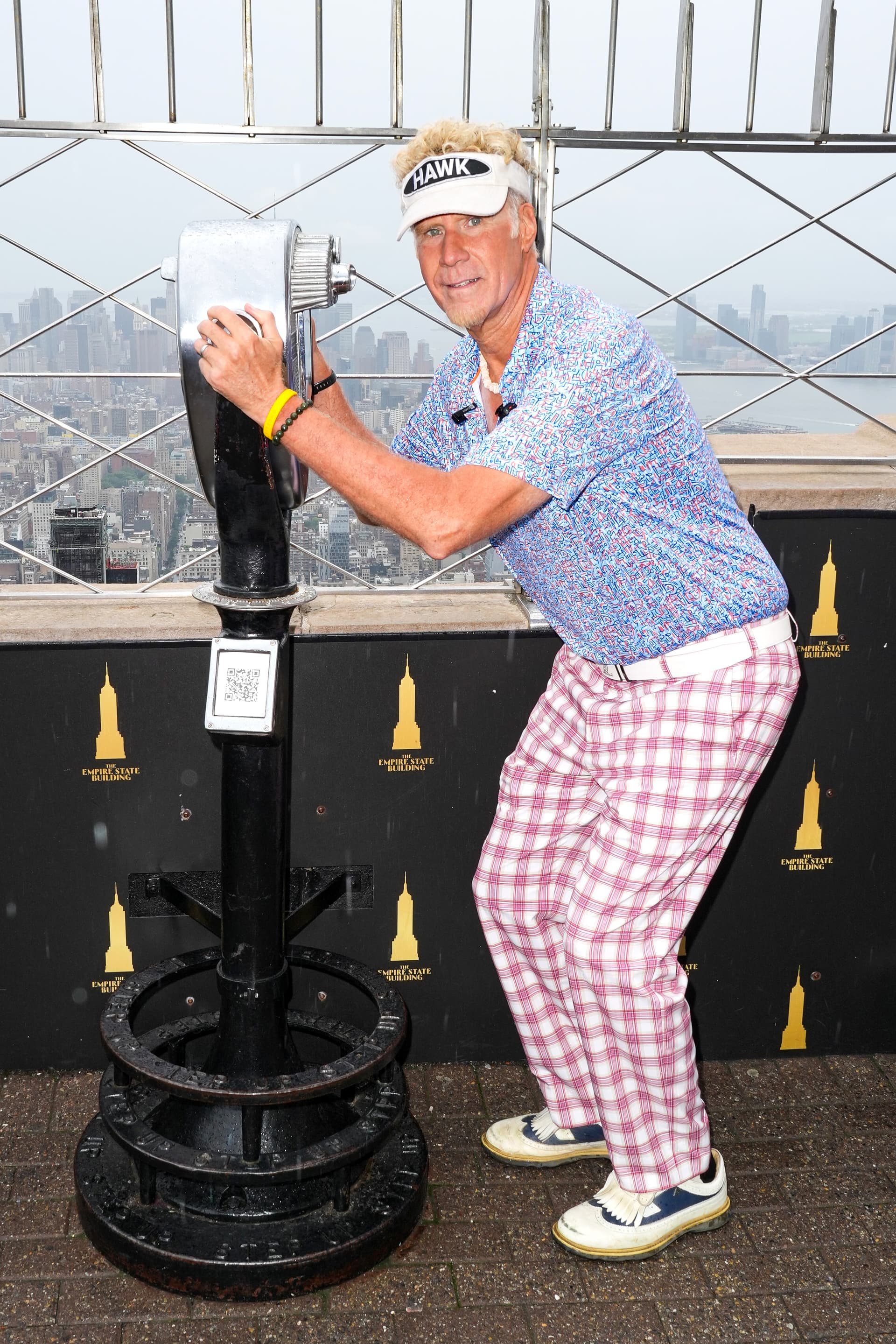 Will Ferrell at the Empire State Building