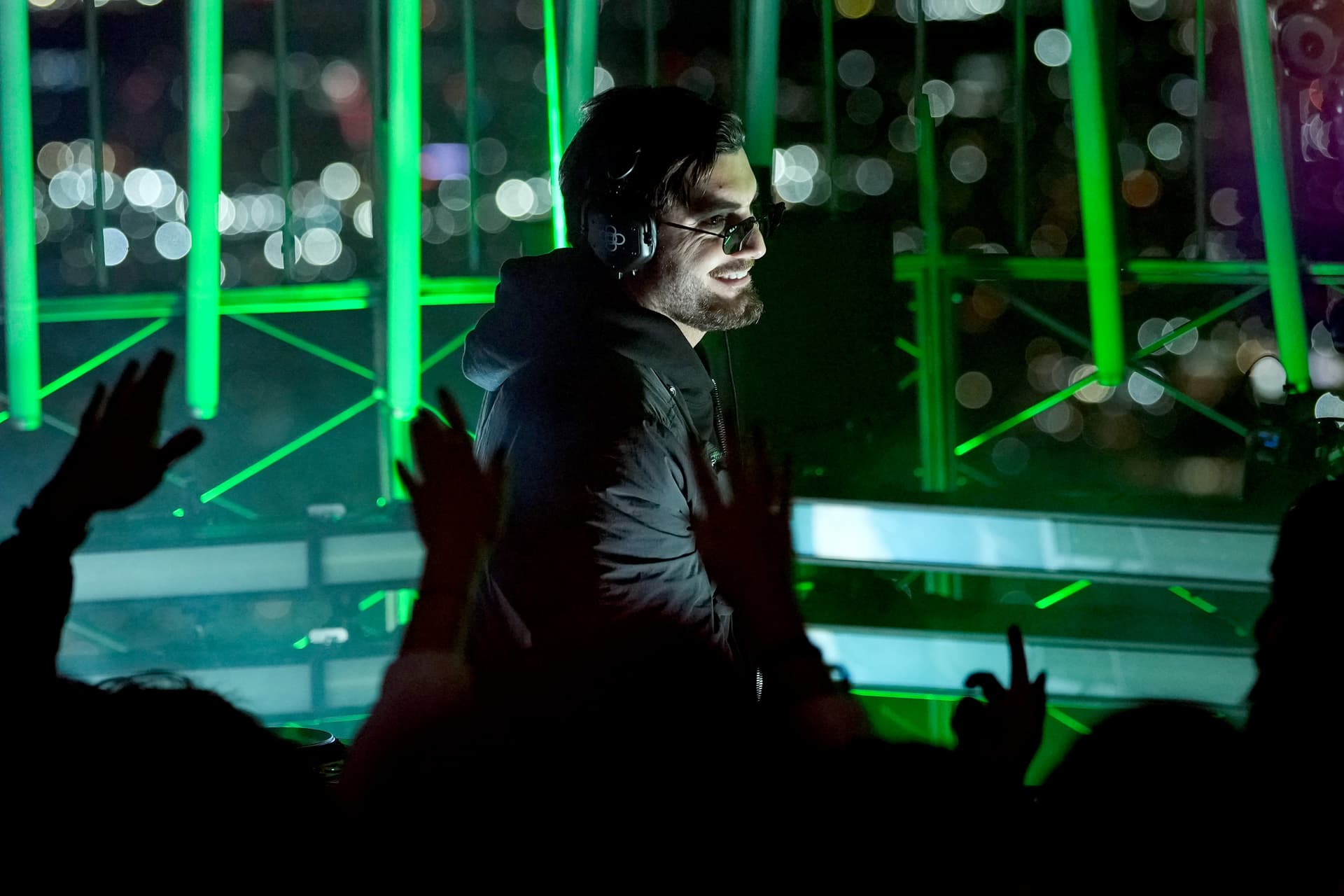 Alesso performs on the Empire State Building Observation Deck