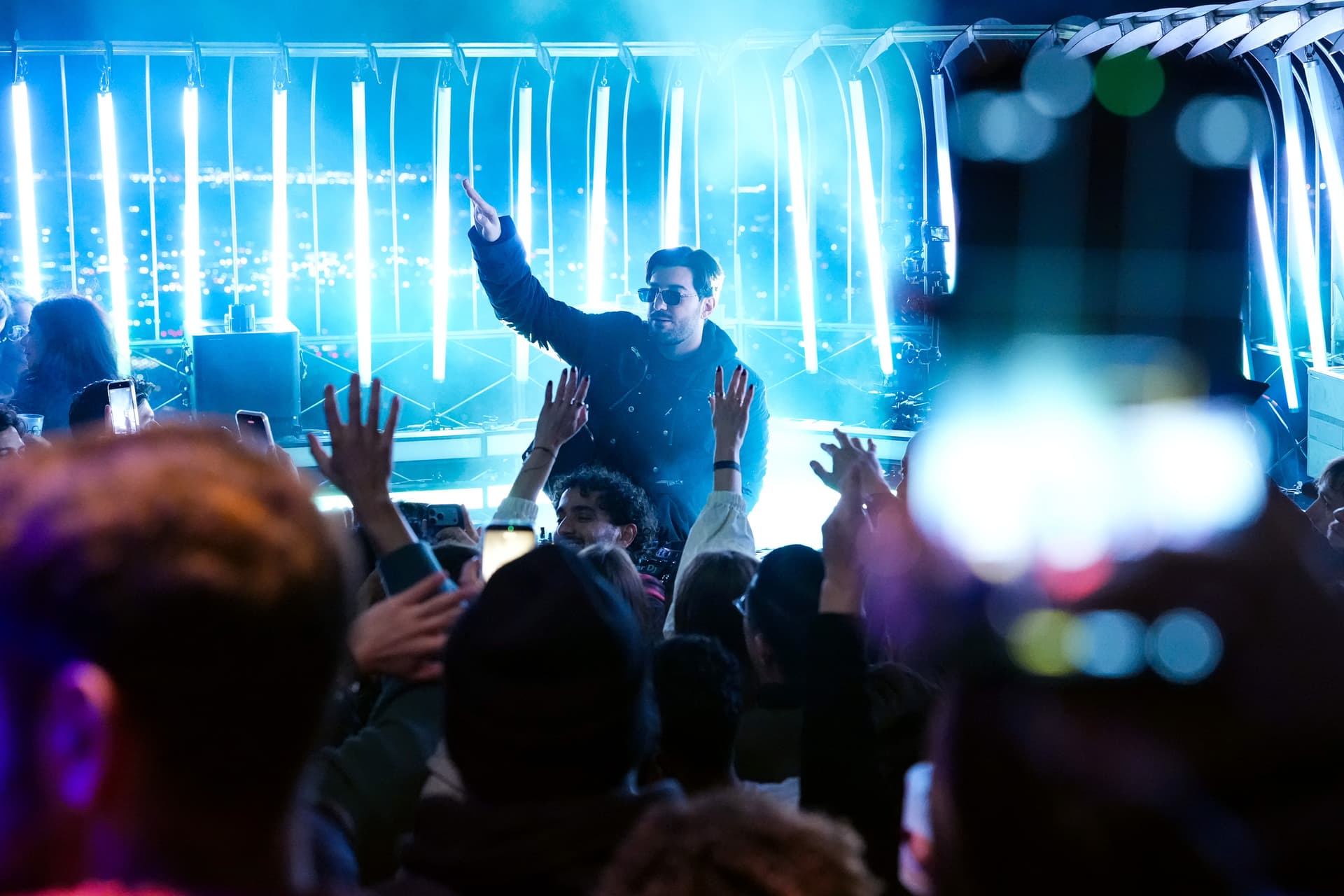 Alesso performs on the 86th Floor Observation Deck