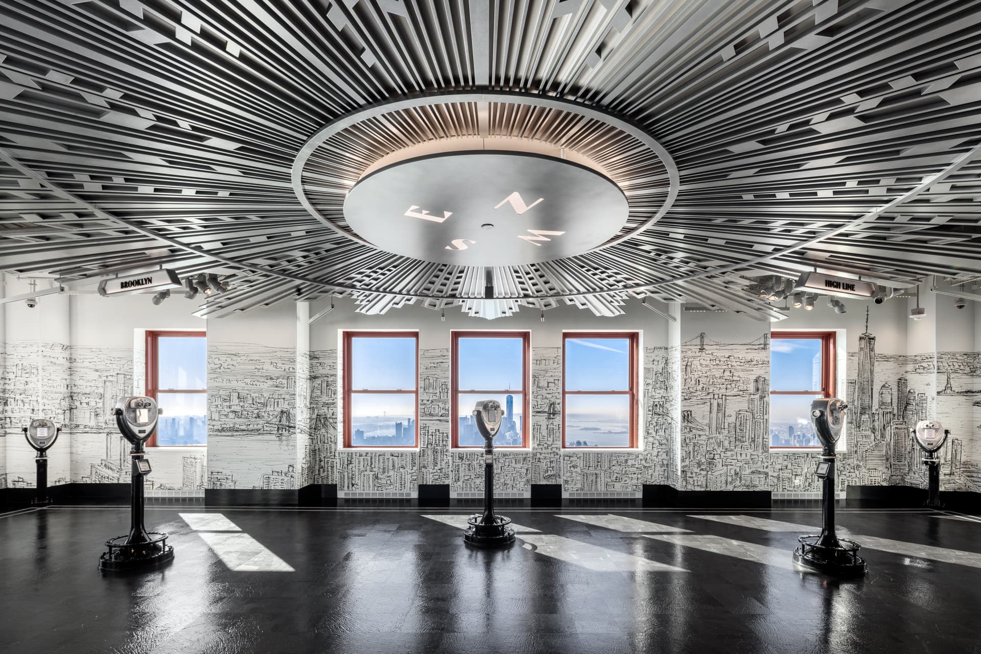 The 80th Floor exhibits