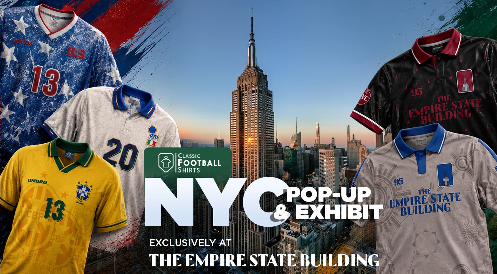 Classic Football Shirts Pop-up