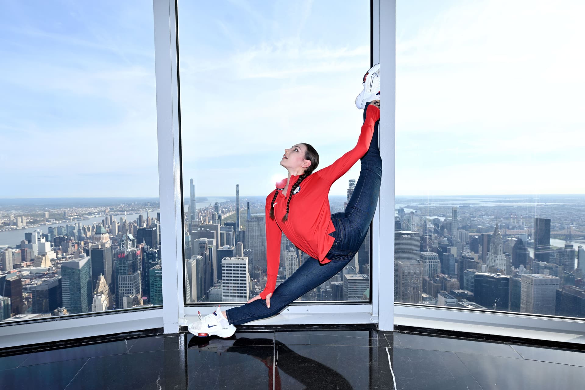 Evita Griskenas on the 102nd Floor Observatory
