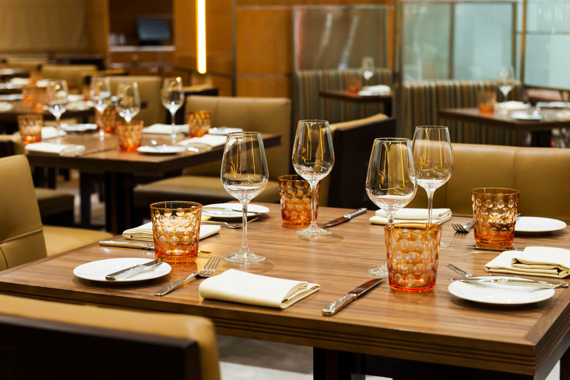 Tables at STATE Grill and Bar