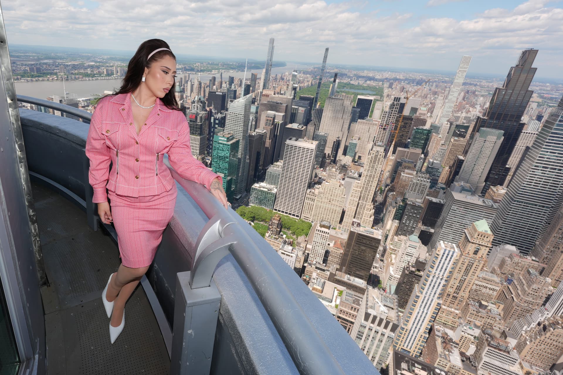Kali Uchis on the 102nd Floor Observatory