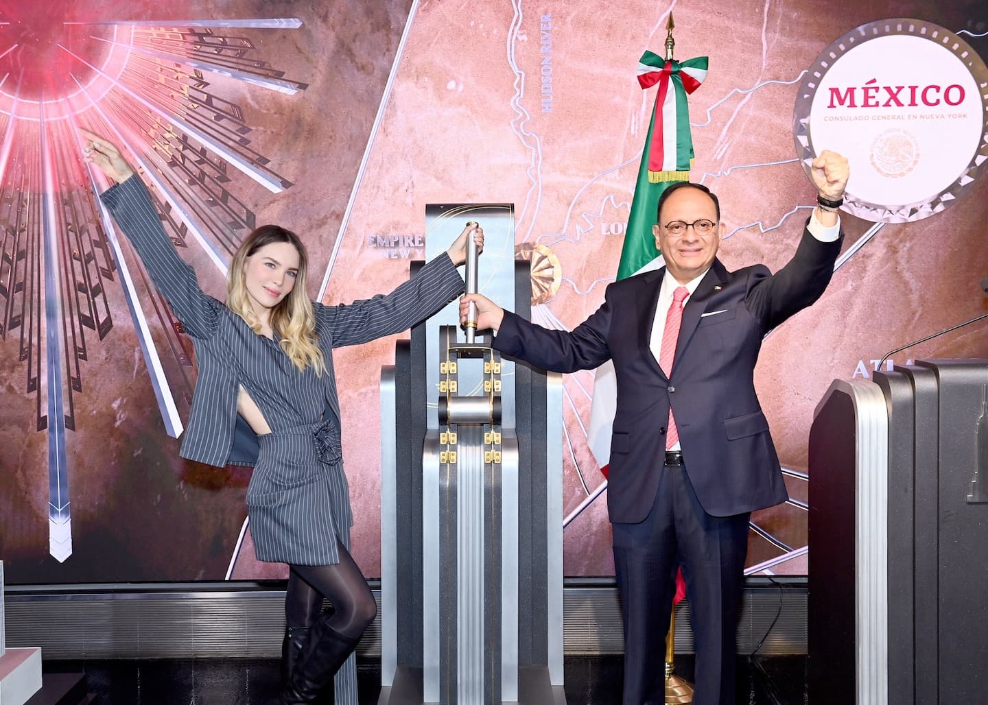 Belinda Lights ESB for Mexican Independence Day
