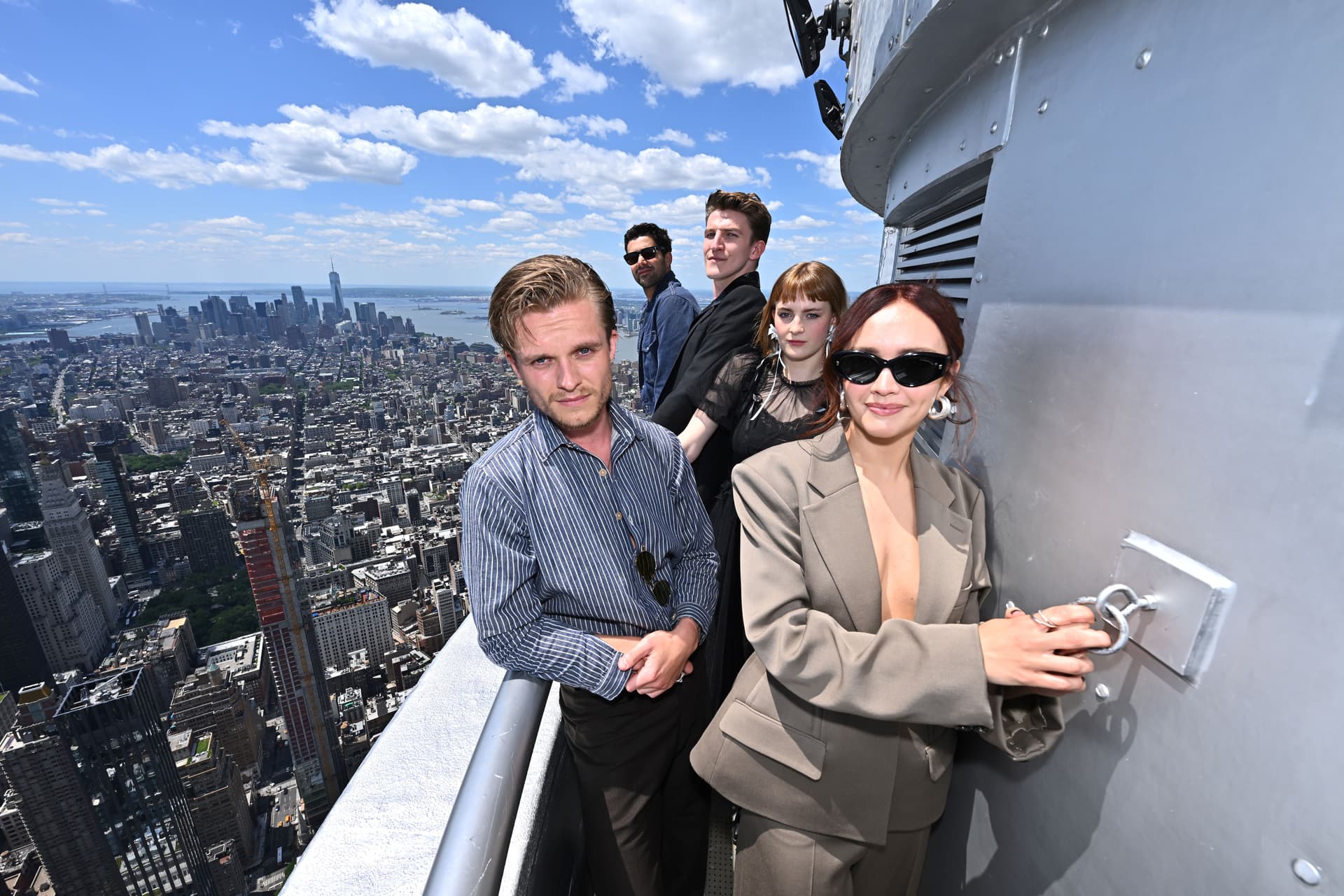 The cast of "House of the Dragon" on the 103rd Floor