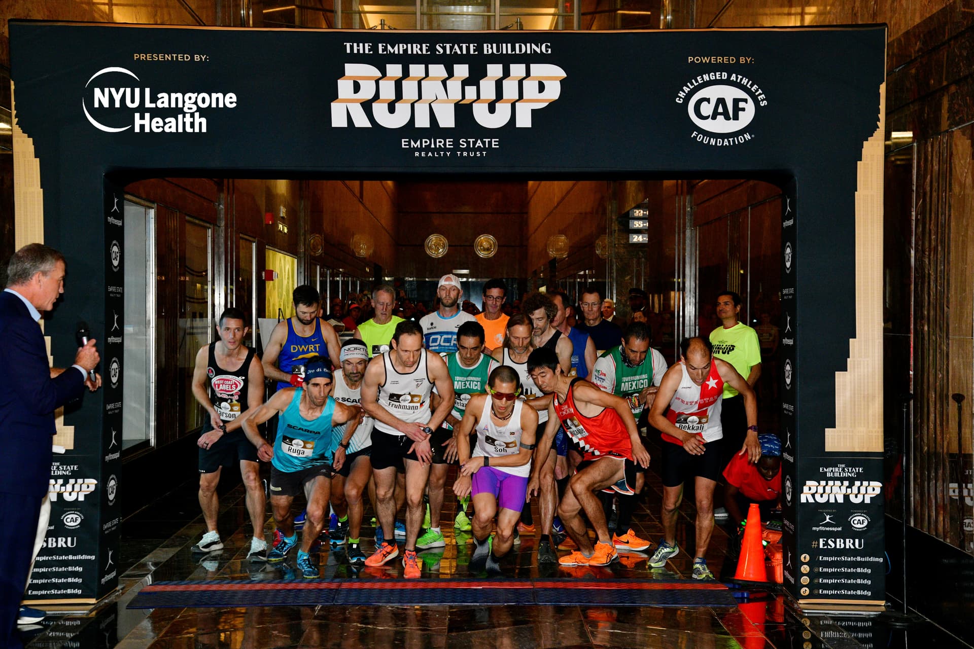 Runners at the starting line