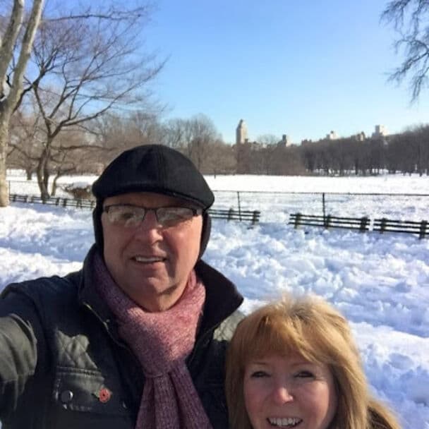 paul and his wife in england
