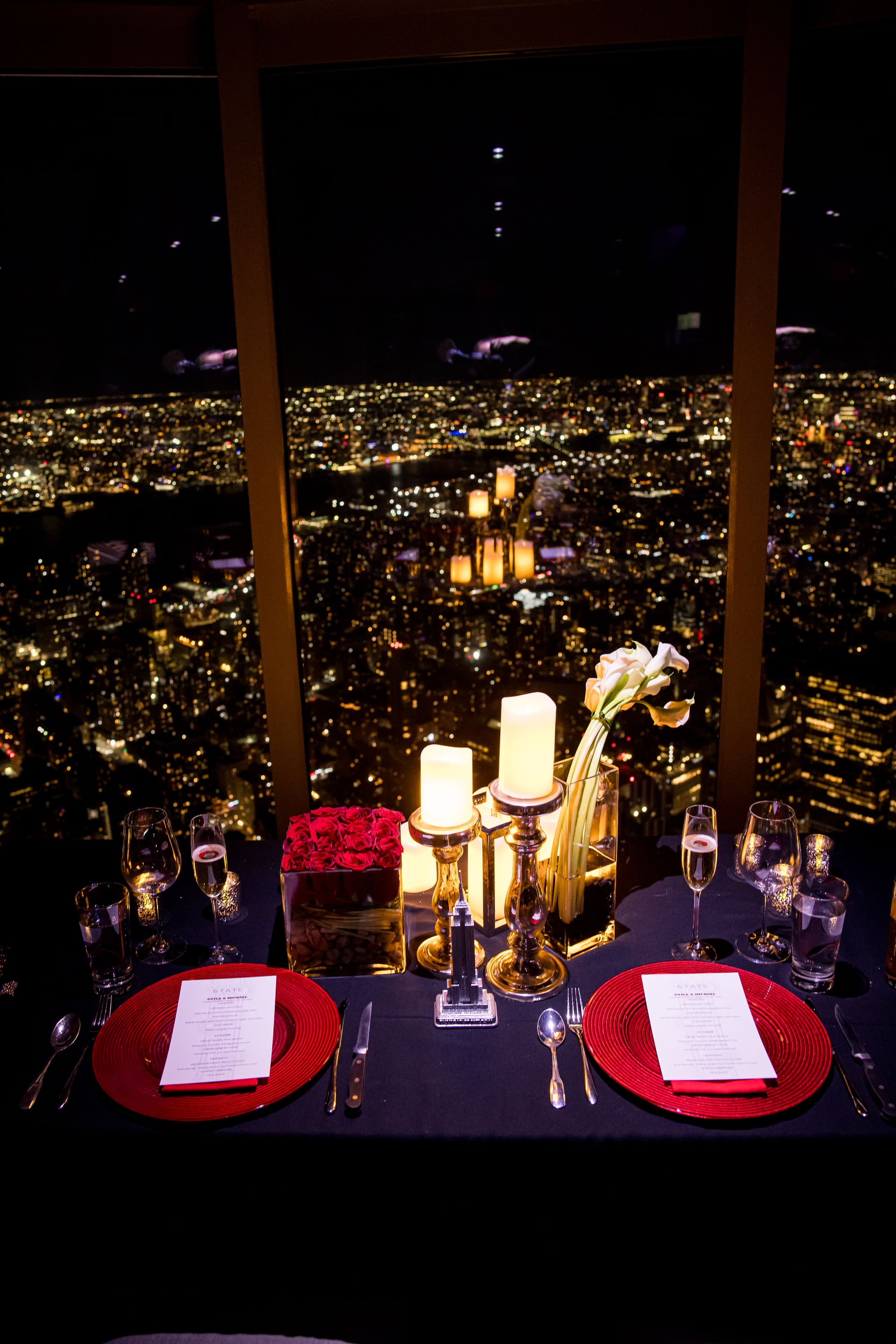 Dinner on 102nd Floor Observation Deck