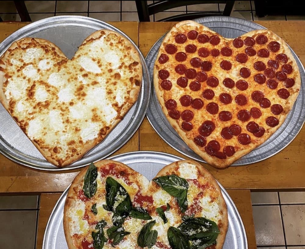 Heart Shaped Pizza