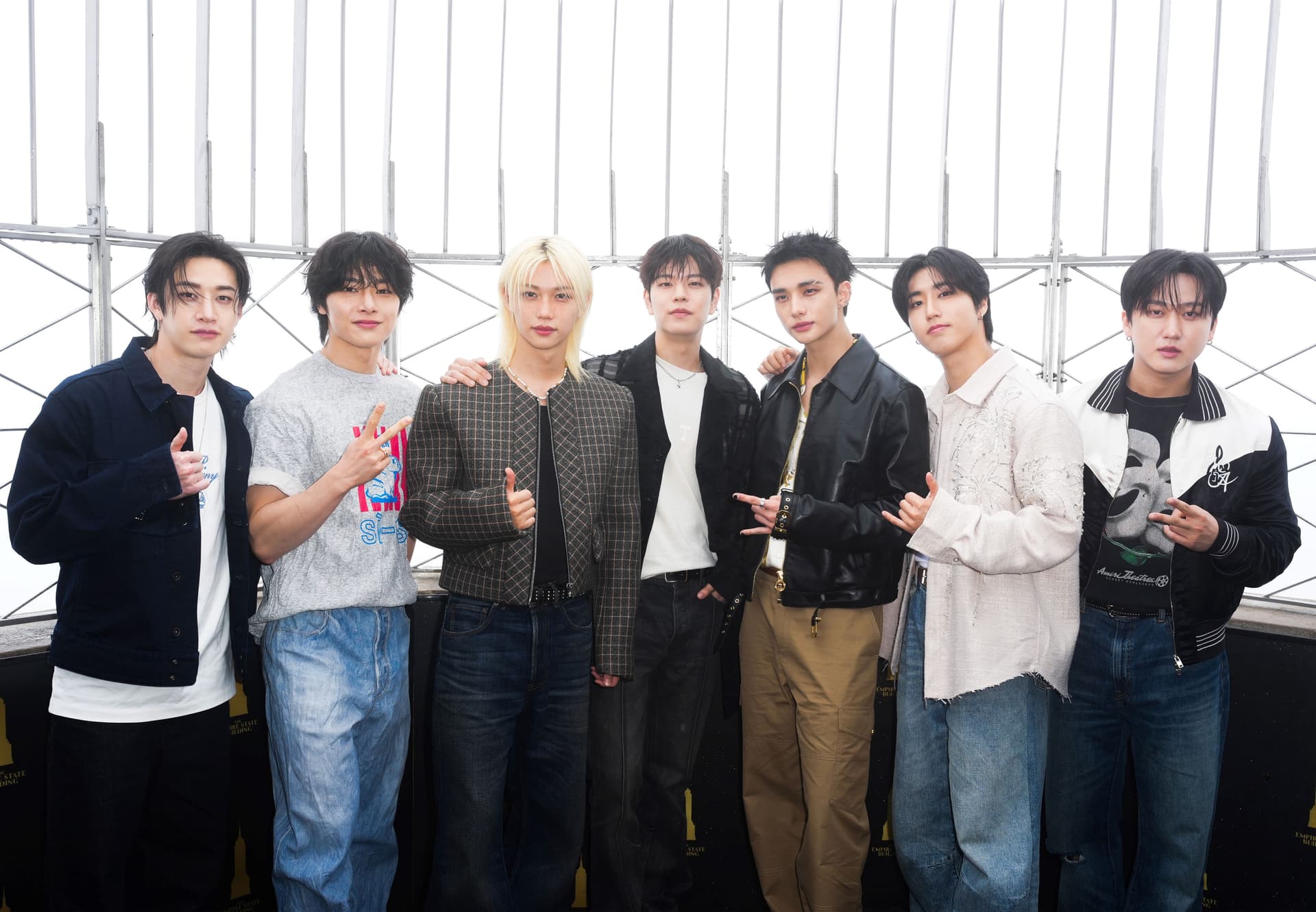 Stray Kids on the 86th Floor Observatory