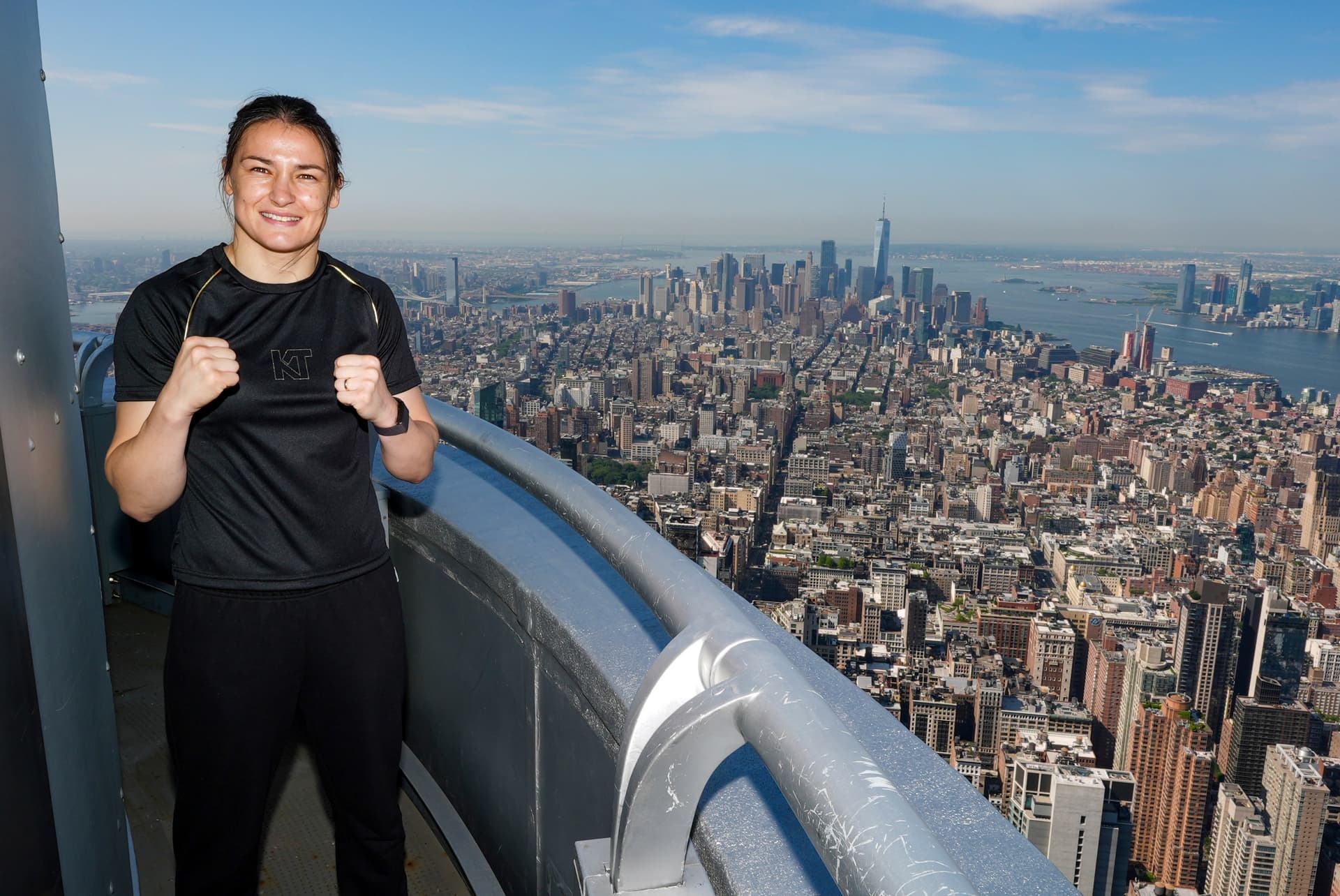 Katie Taylor on the 103rd Floor