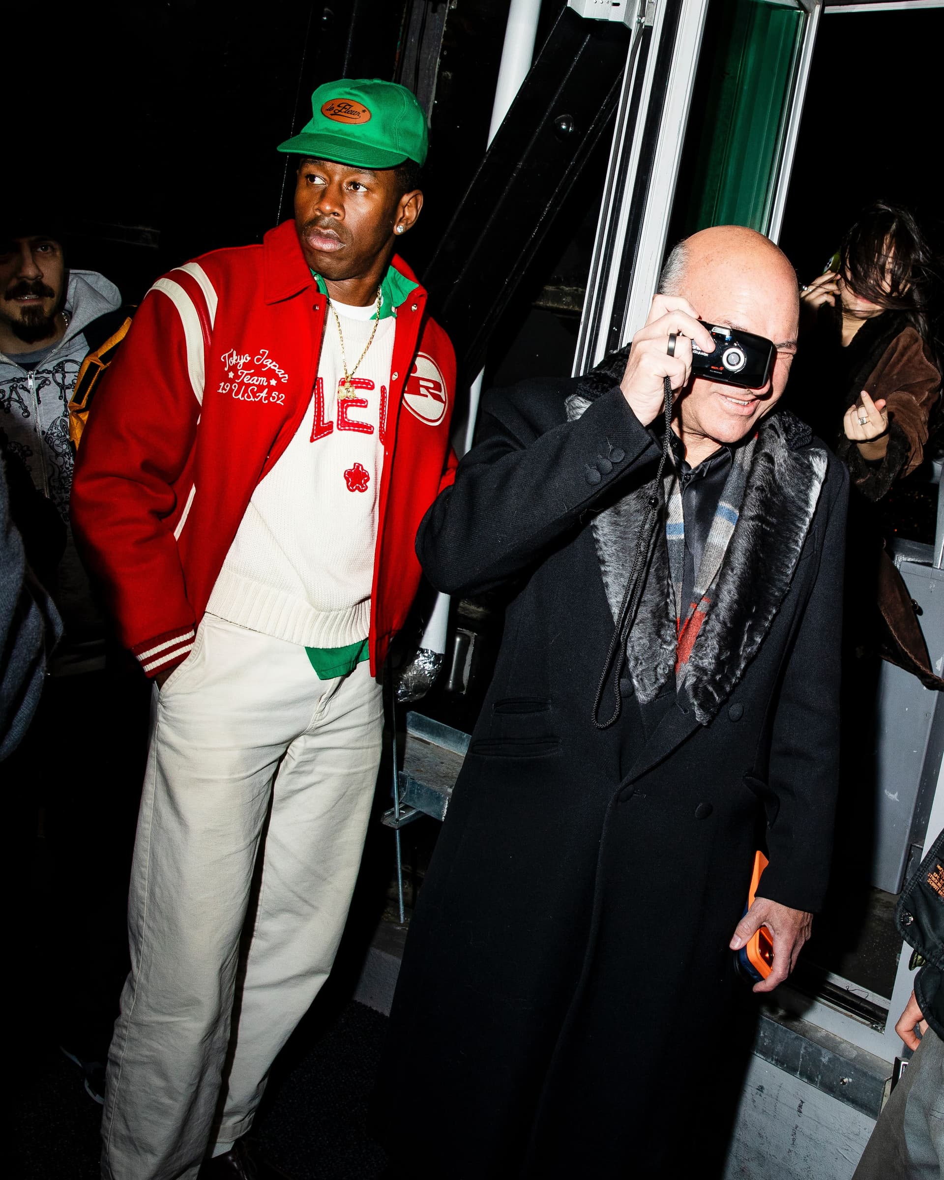 Tyler, the Creator & Kevin O'Leary at the Empire State Building