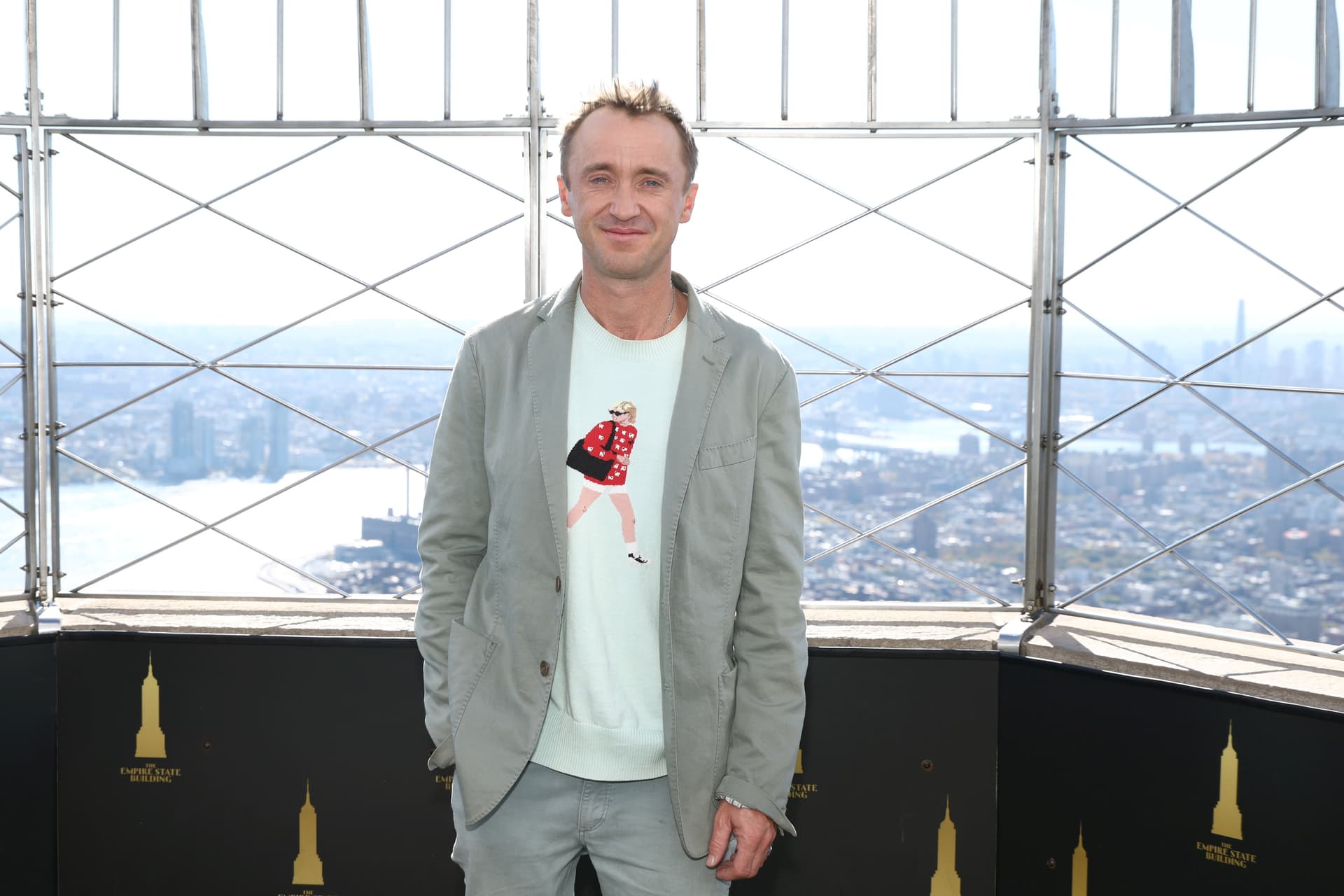 Tom Felton on the 86th Floor Observatory