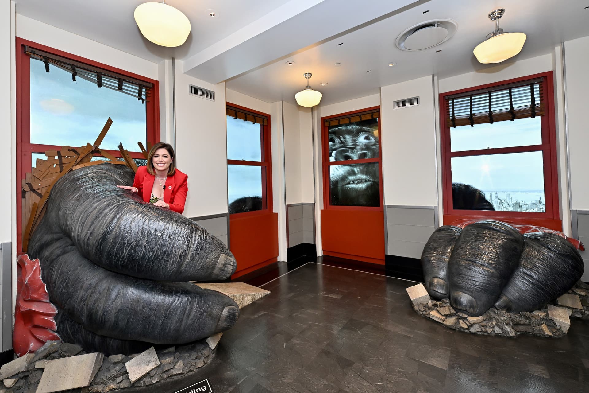 Chloe Melas at the Kong exhibit