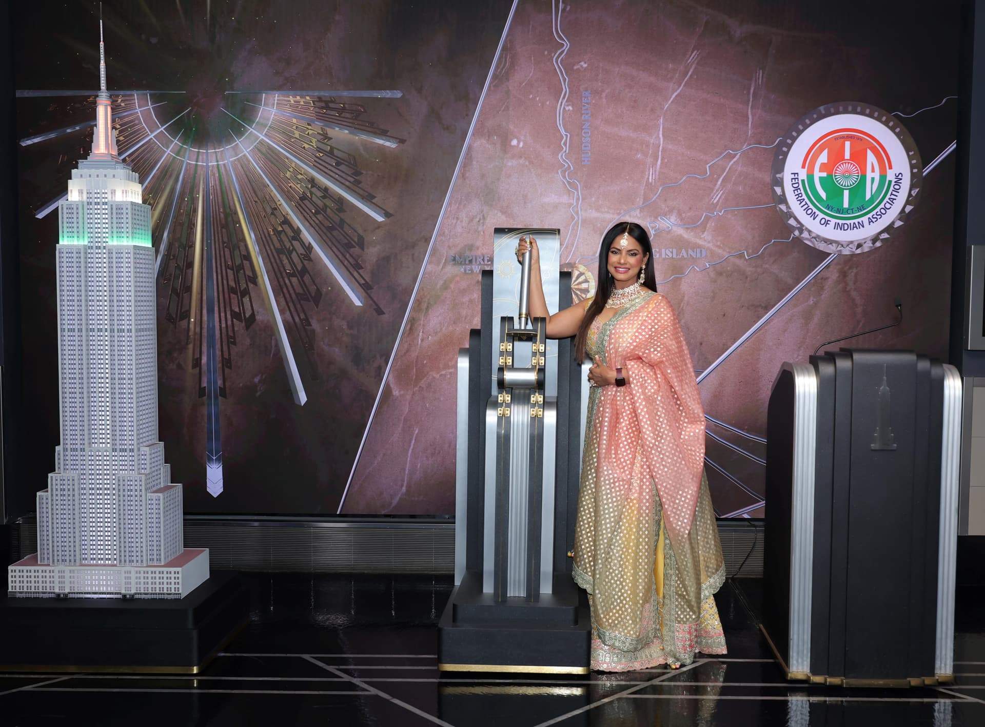 Neetu Chandra lights the Empire State Building