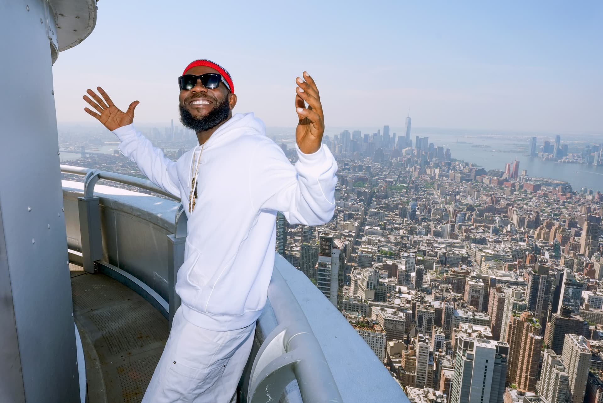 ODUMODUBLVCK On Top of the Empire State Building