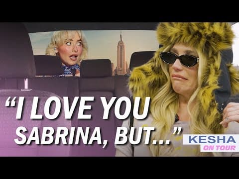 Kesha puts Sabrina Carpenter in the Trunk of her Car