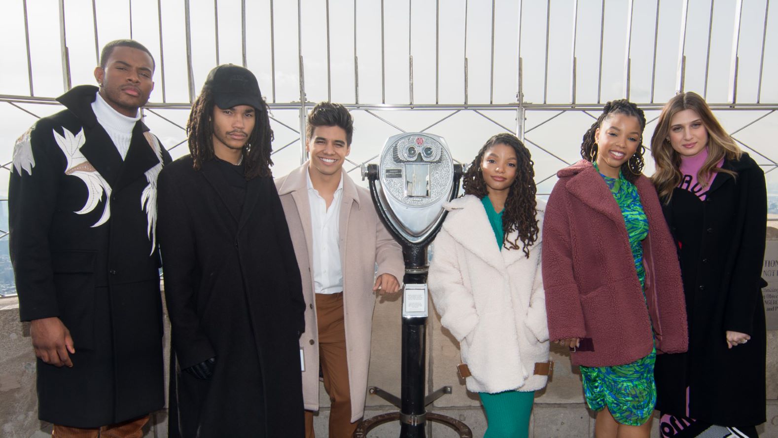 The Cast of Grownish visits the Empire State Building