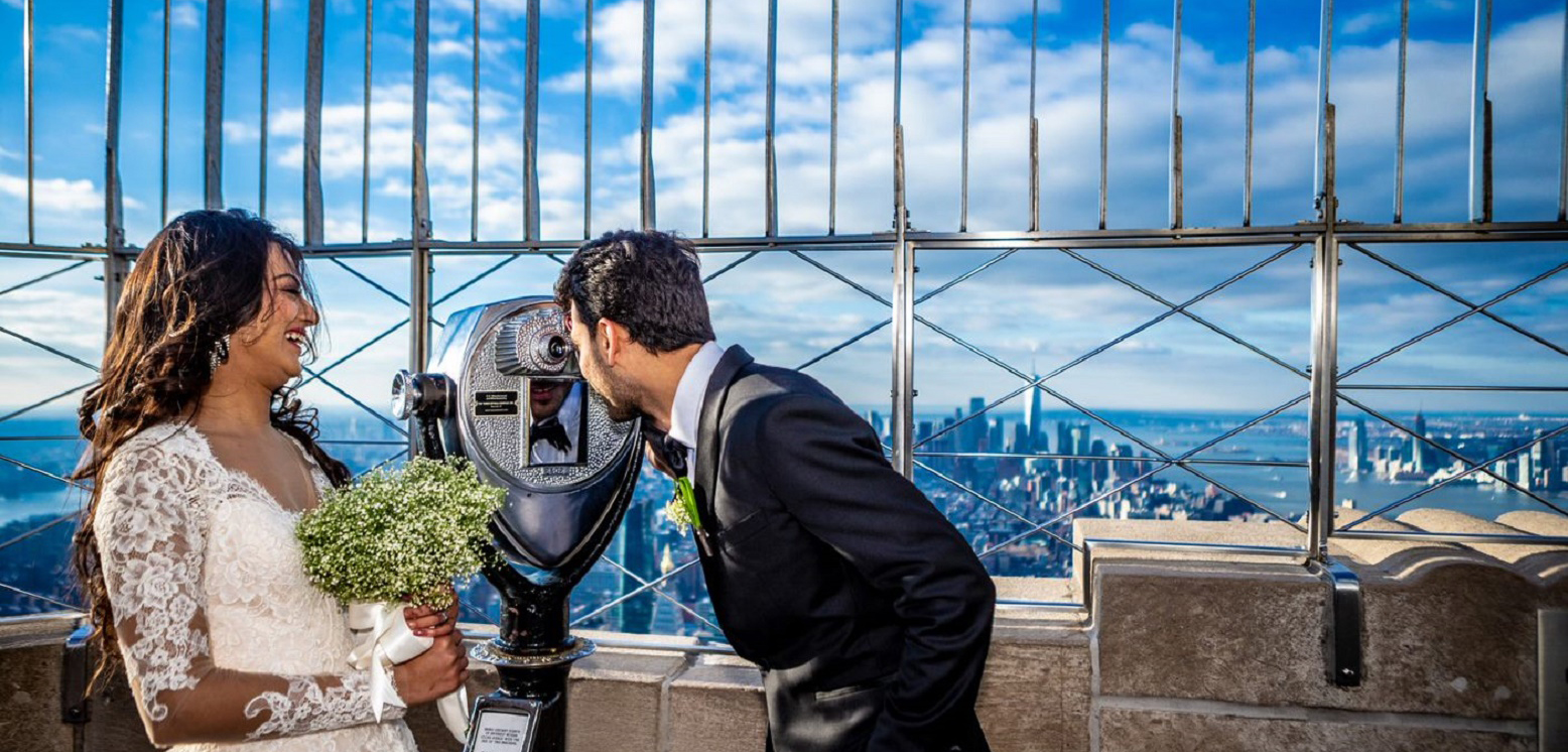 Wedding at the Empire State building