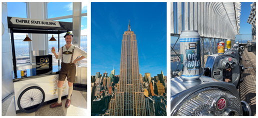The Bronx Brewery is now serving beer on the 86th floor of the Empire State Building!