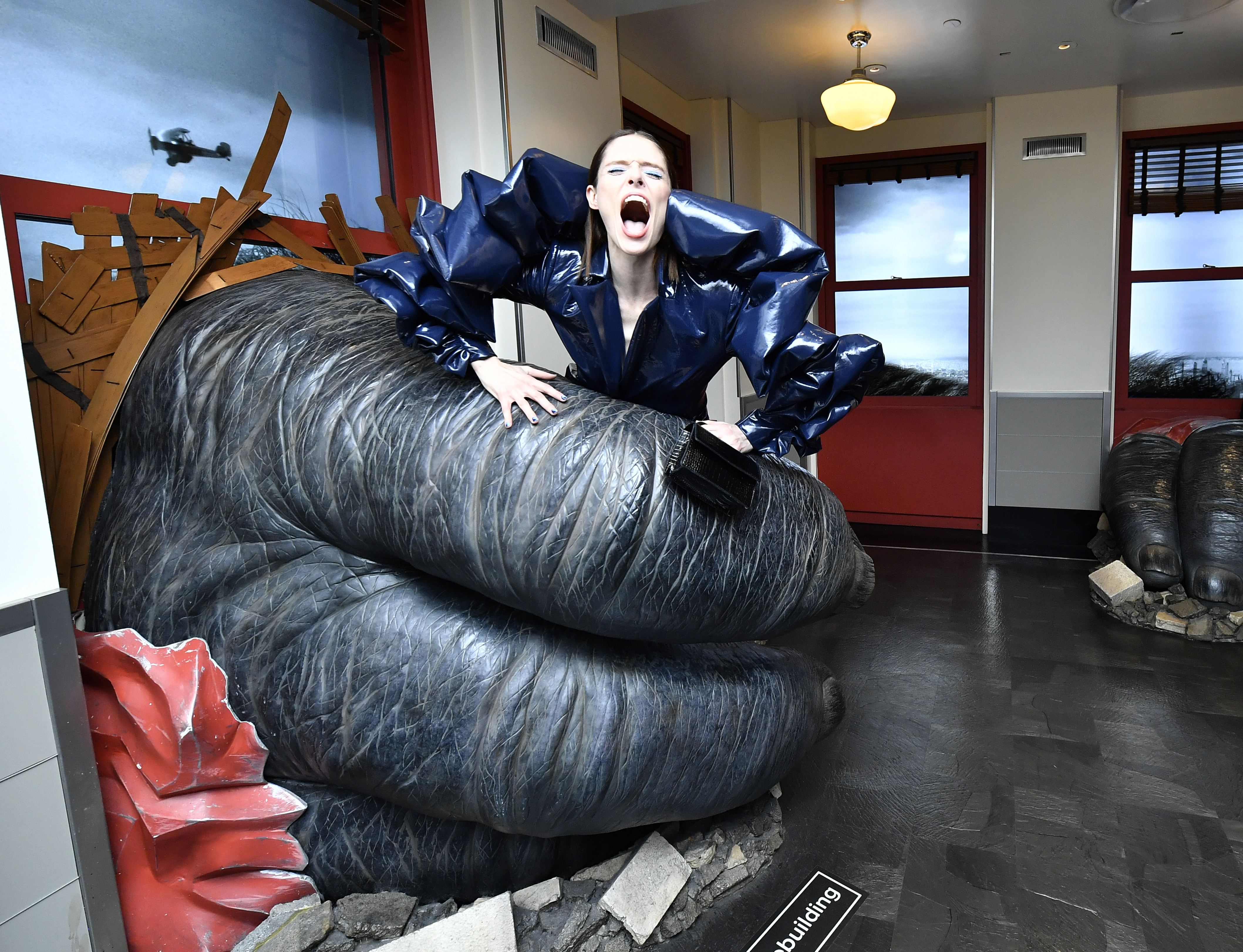 Coco Rocha at the Empire State Building