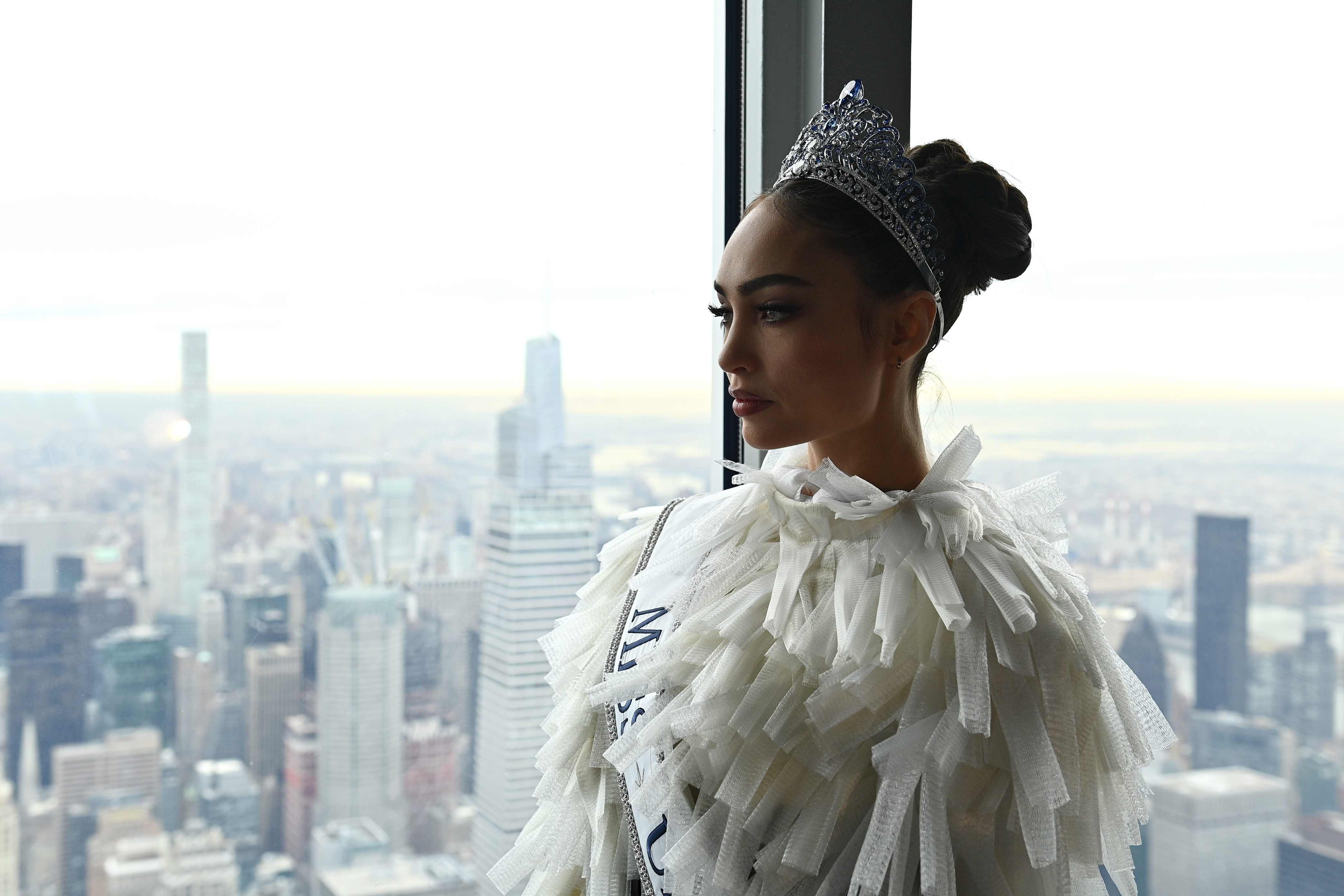 Miss Universe at the Empire State Building