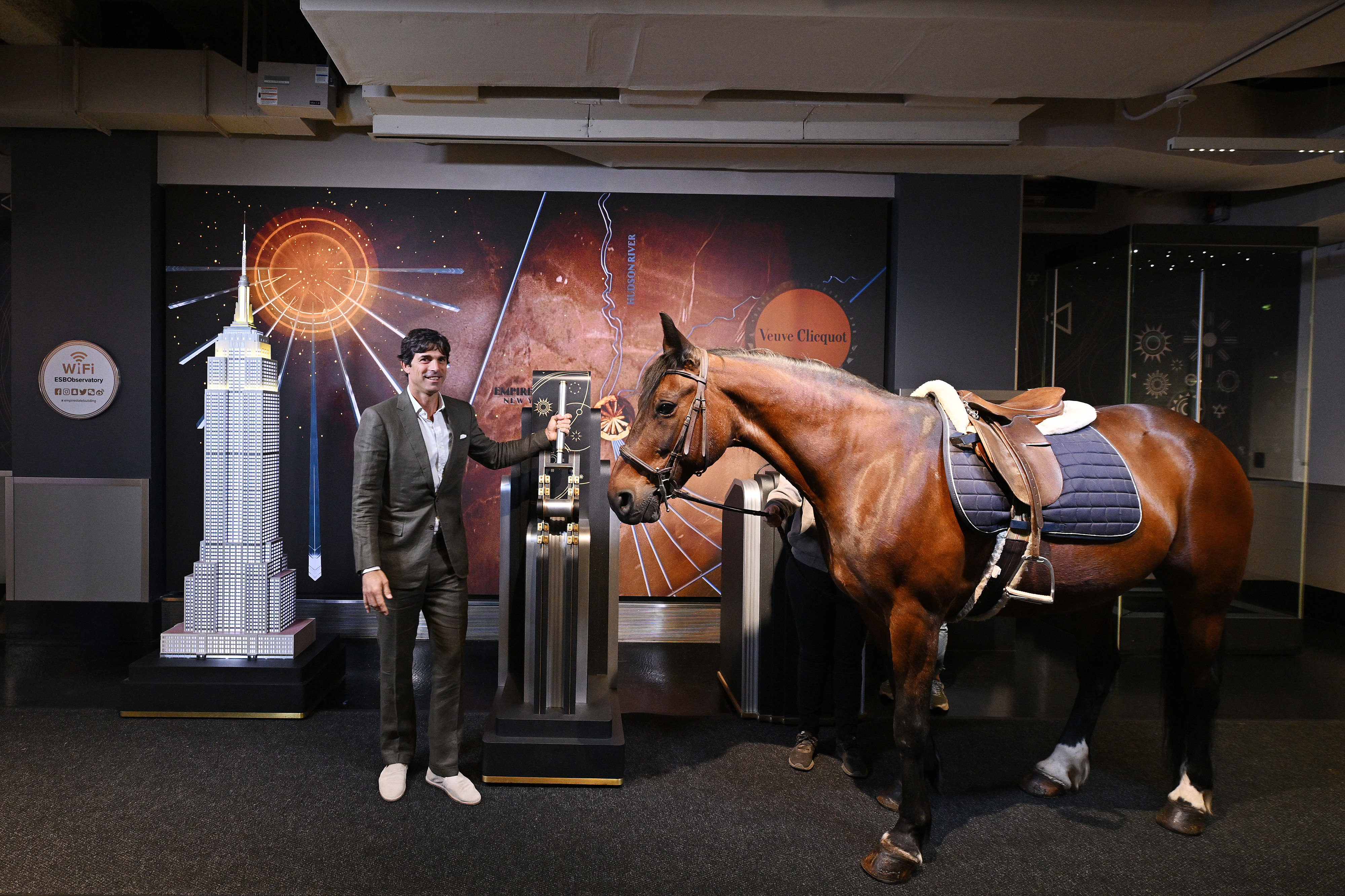 Nacho Figueras and polo horse Max and ESB