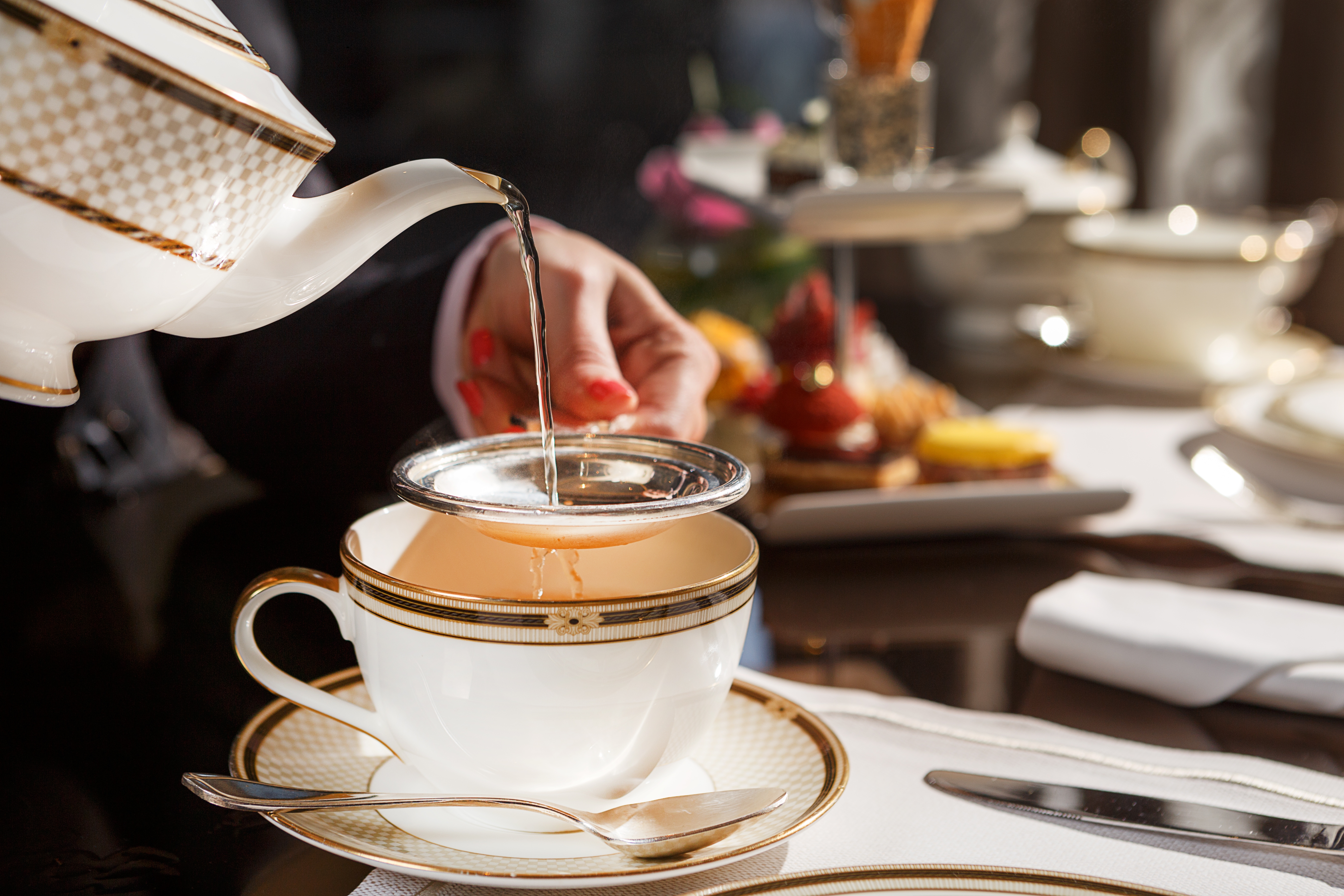 Servicio de merienda inglesa