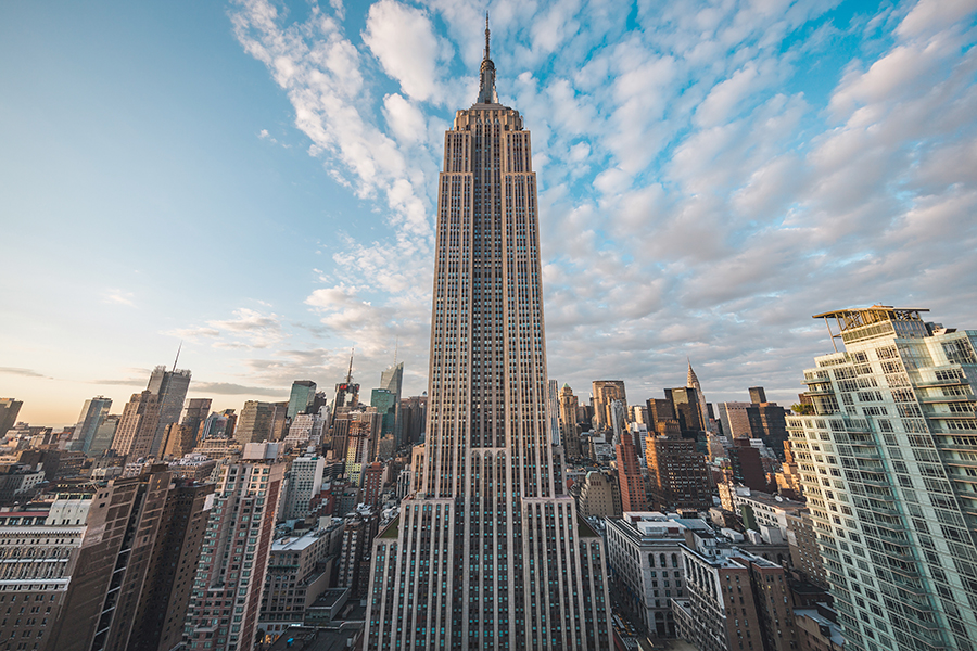 Imagem heróica do Empire State Building