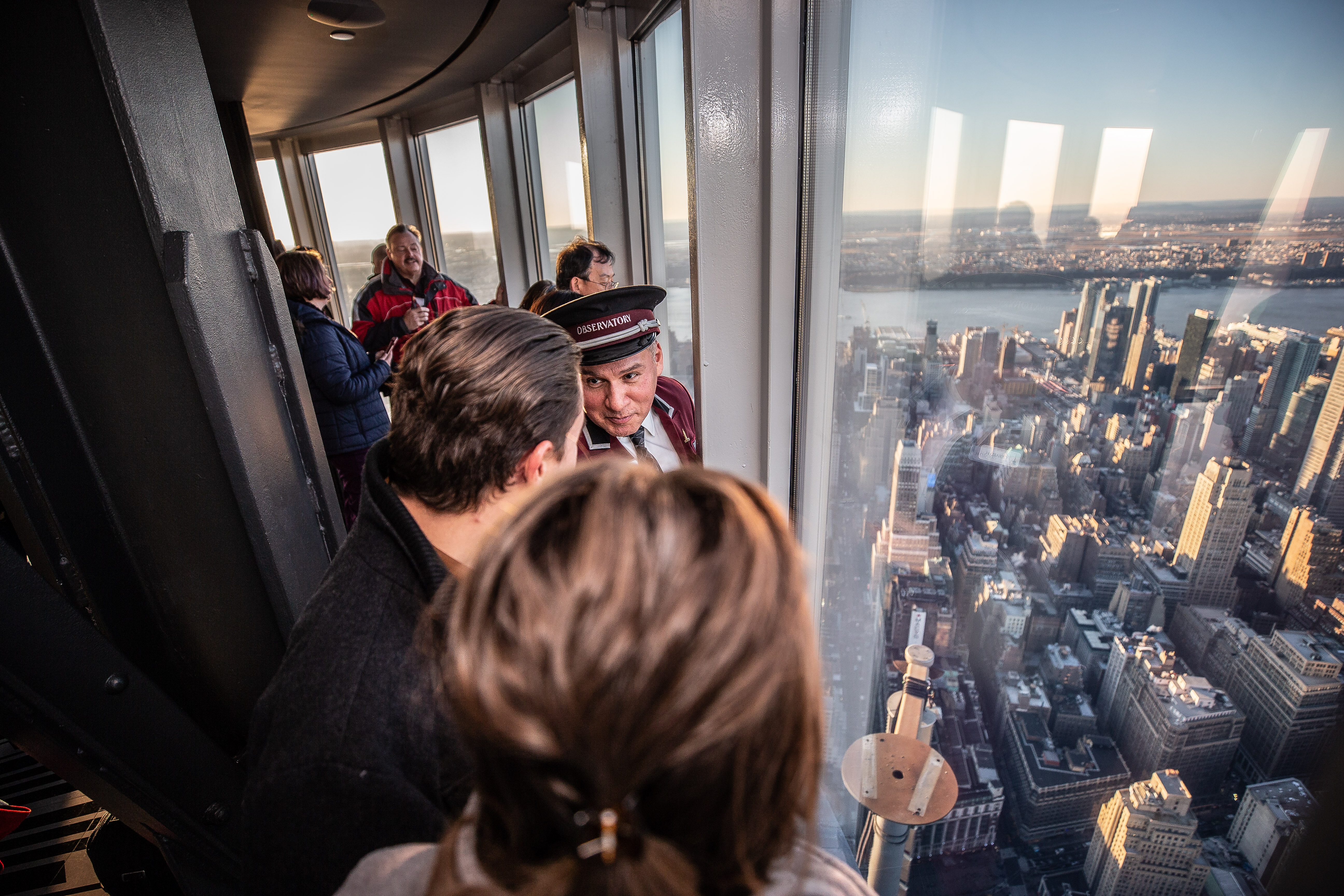 Het observatorium op de 102e verdieping