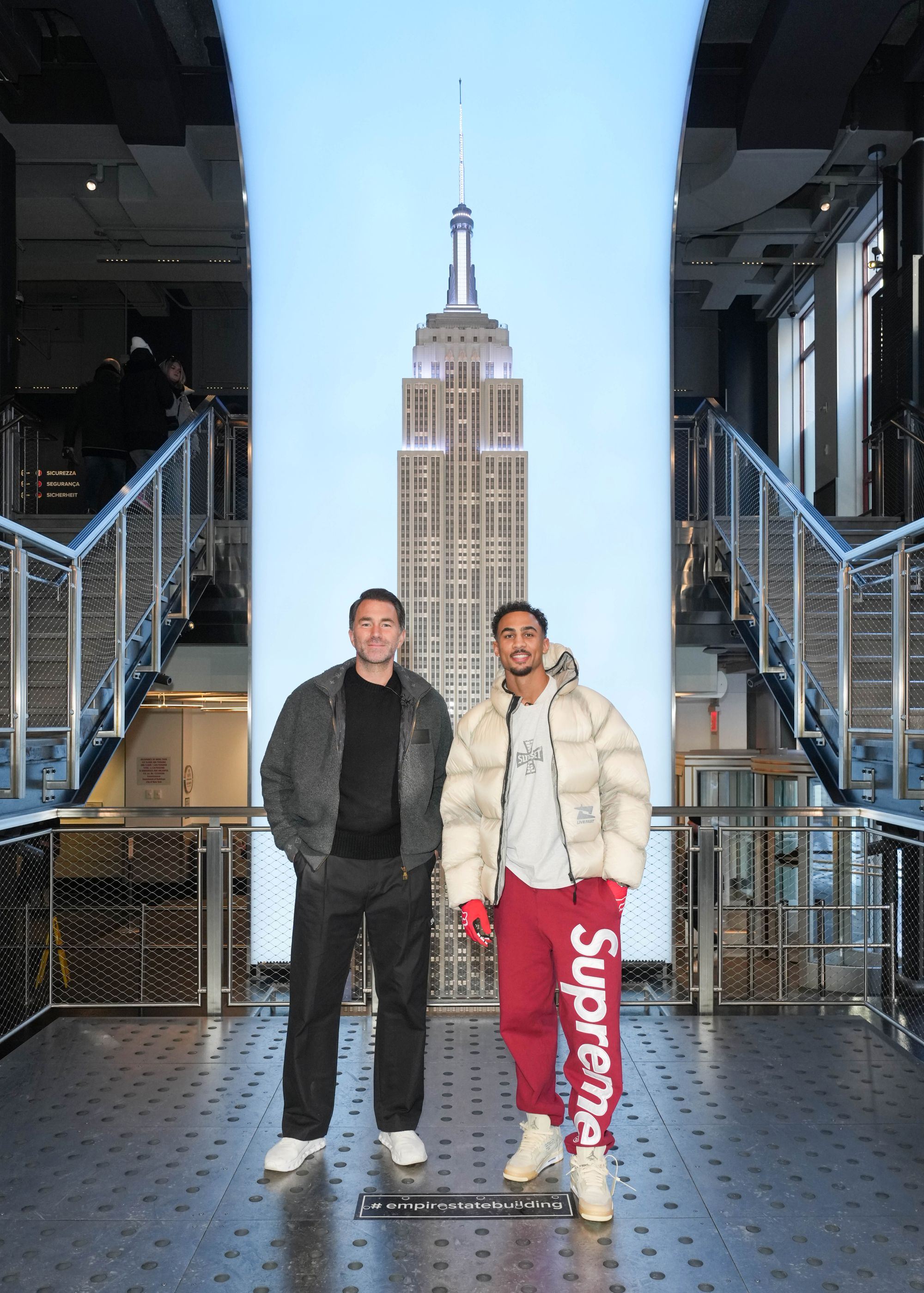 Ben Whittaker and Eddie Hearn