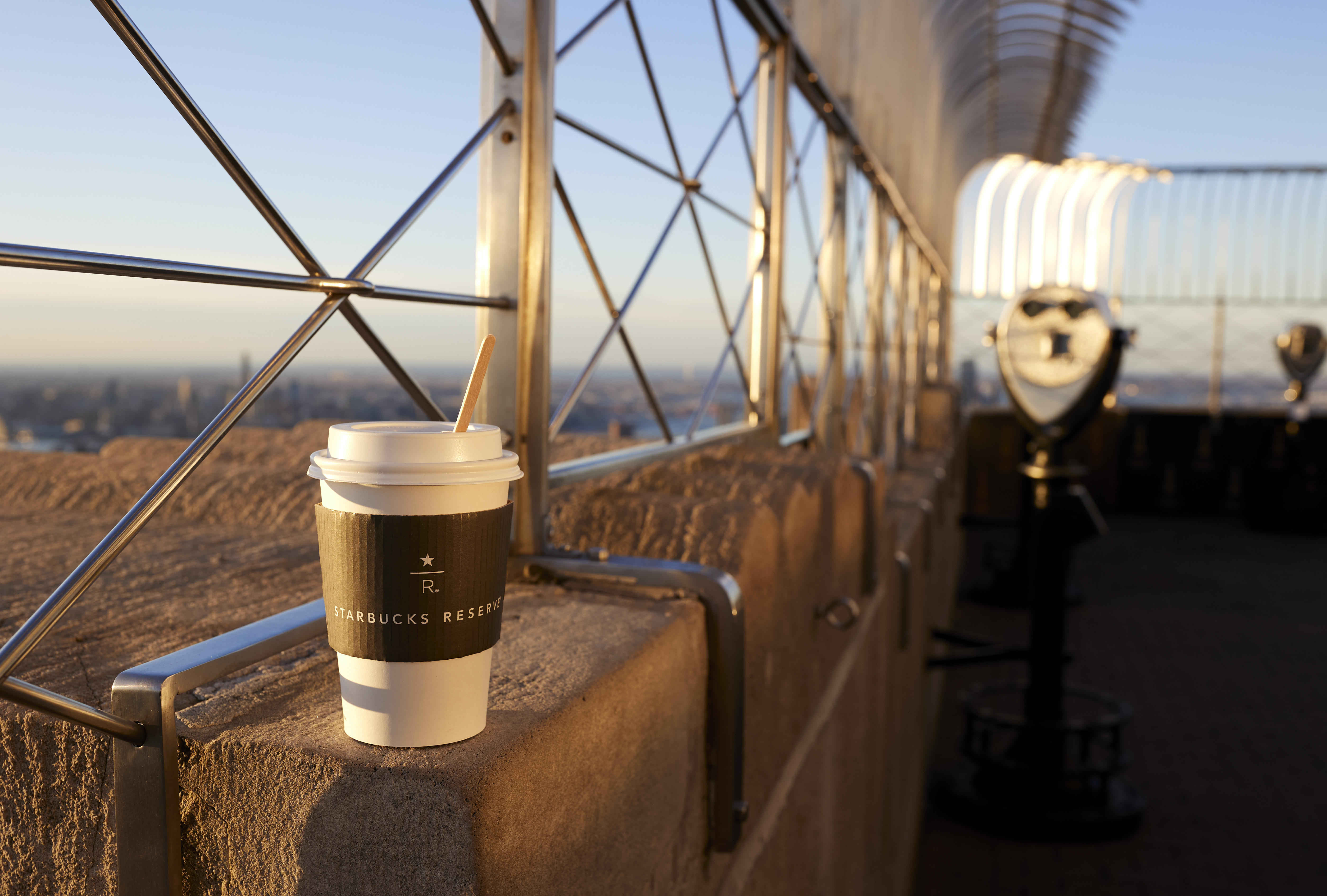 Starbucks Reserve Coffee on the Empire State Building Observation Deck