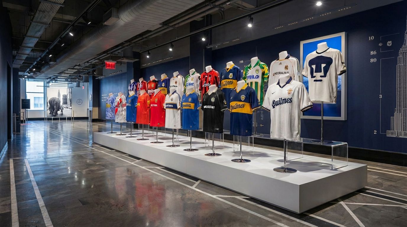 Classic Football Jersey immersive installation at the Empire State Building