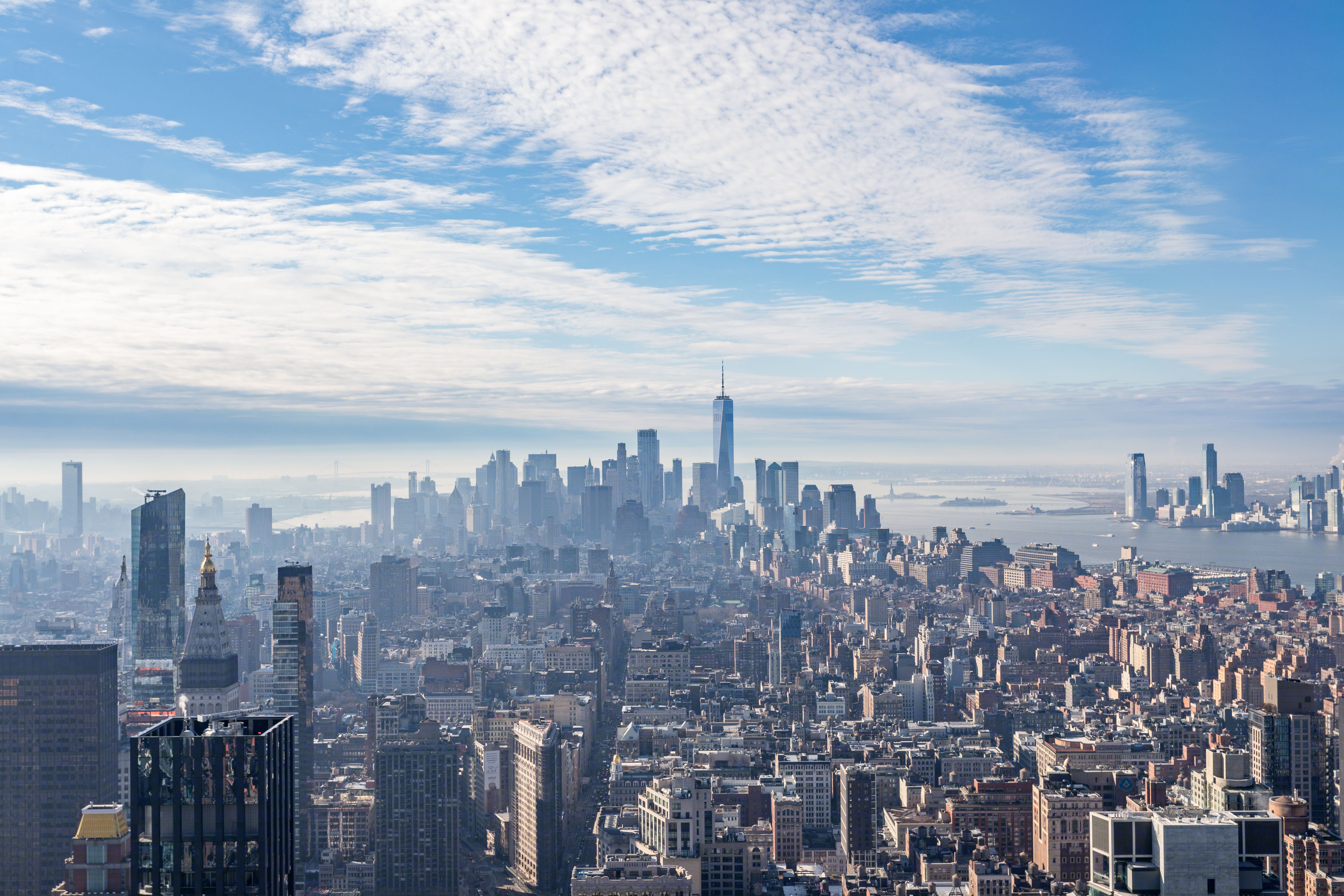 The view from the Empire State Building 86th Floor Observation Deck