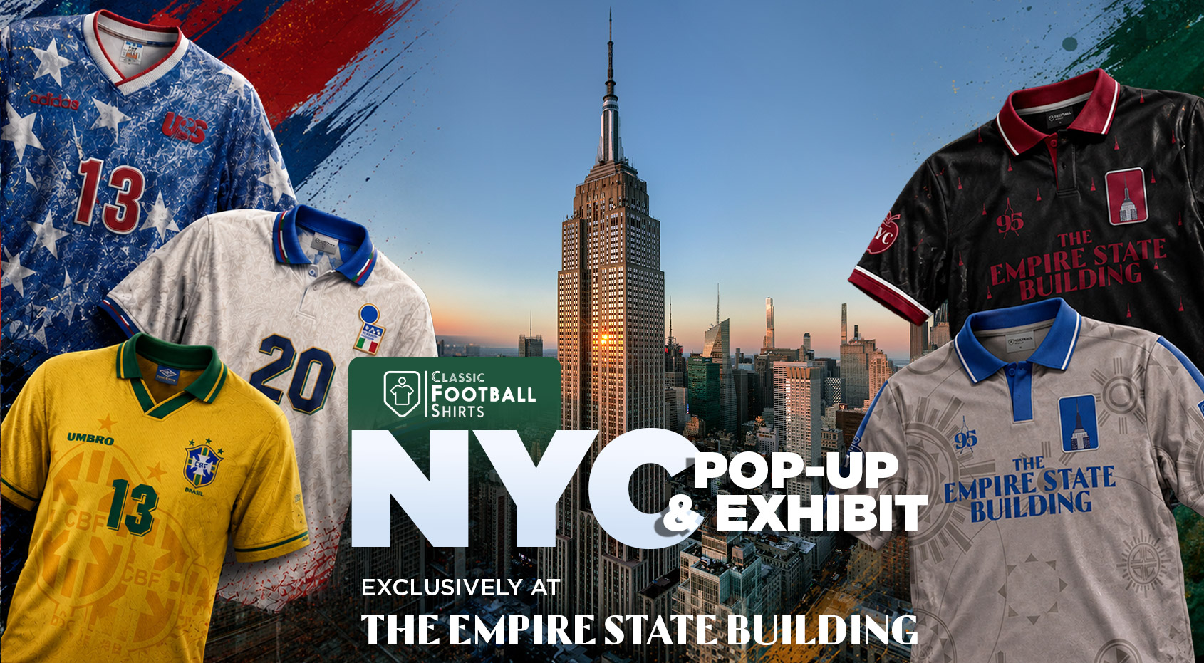 Classic Football Shirts Pop-up