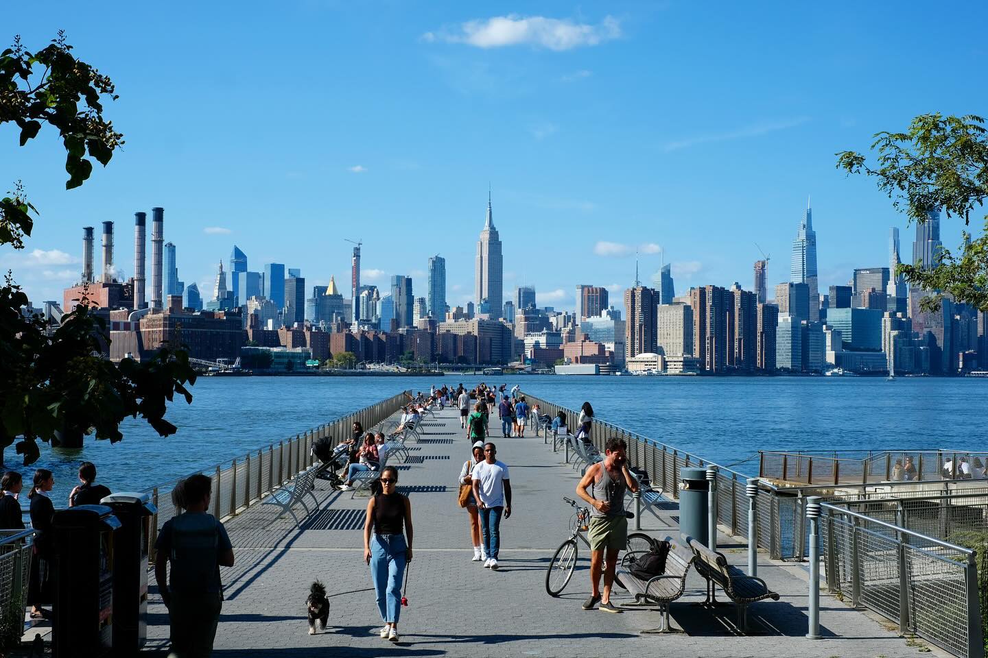 NYC skyline in the daytime